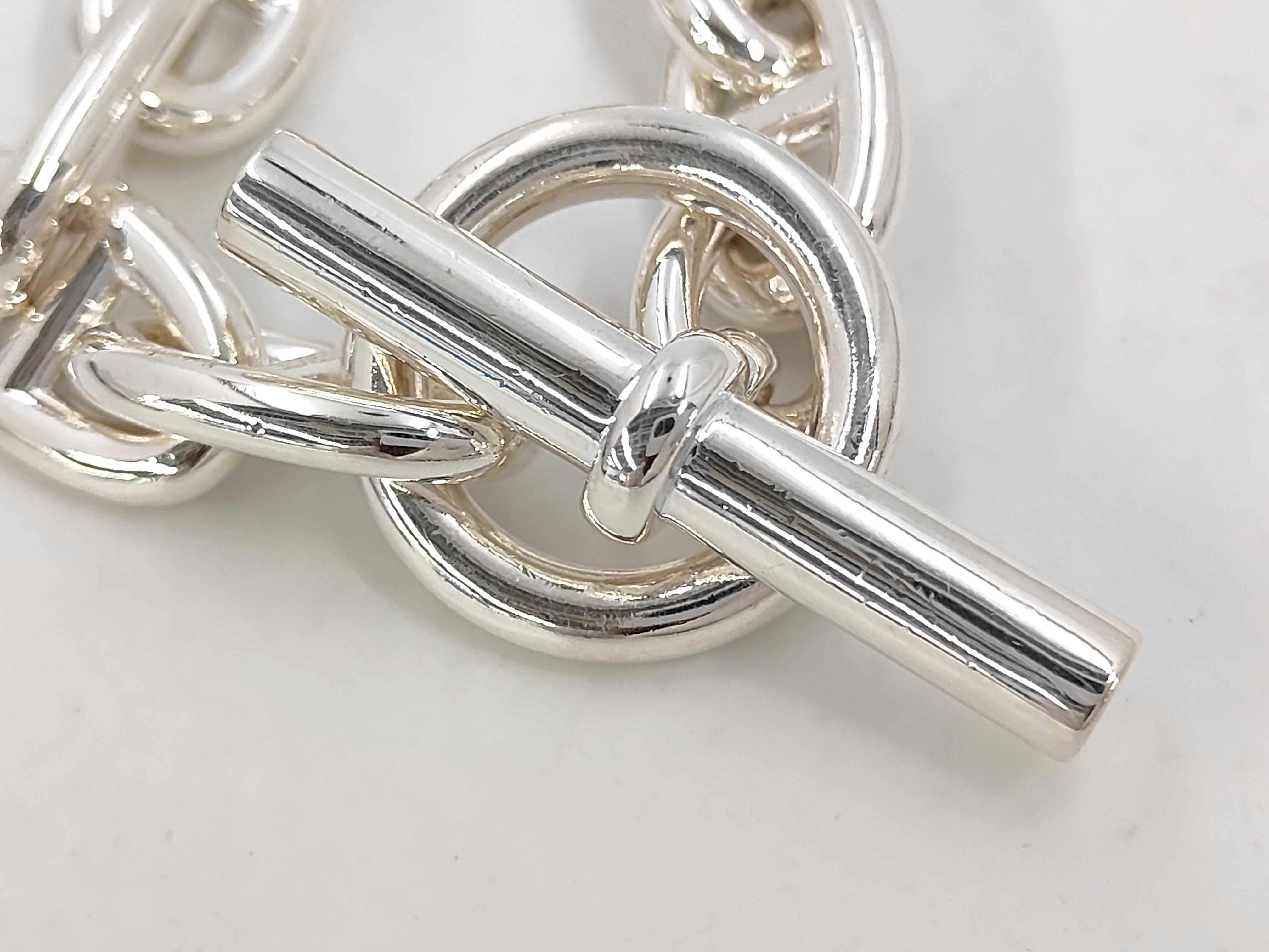 Chaine d'Ancre TGM 10-link bracelet, 24-stamped, Ag925, 100.4g. Bracelet/Bangle. — view 3