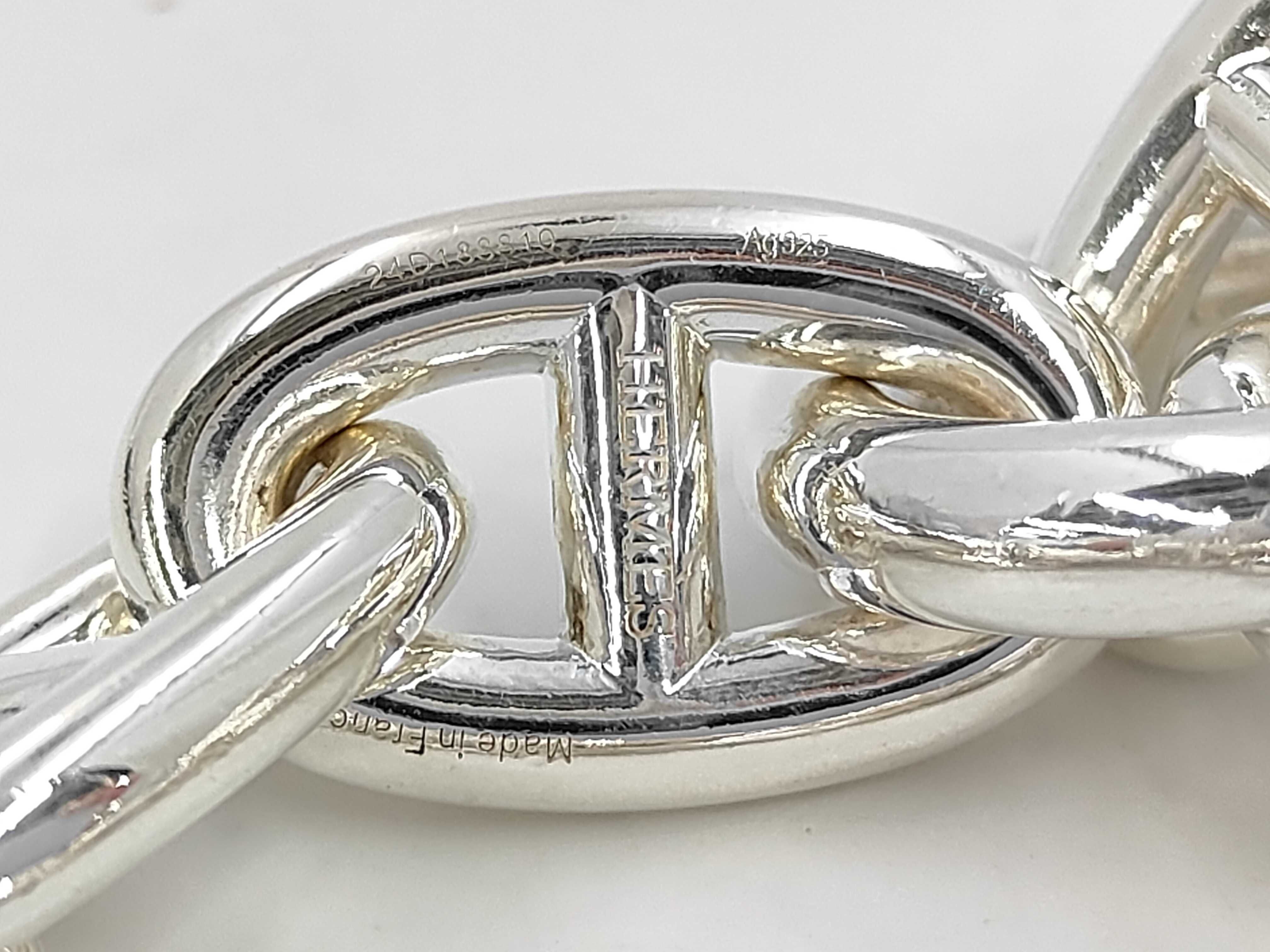 Chaine d'Ancre TGM 10-link bracelet, 24-stamped, Ag925, 100.4g. Bracelet/Bangle. — view 4