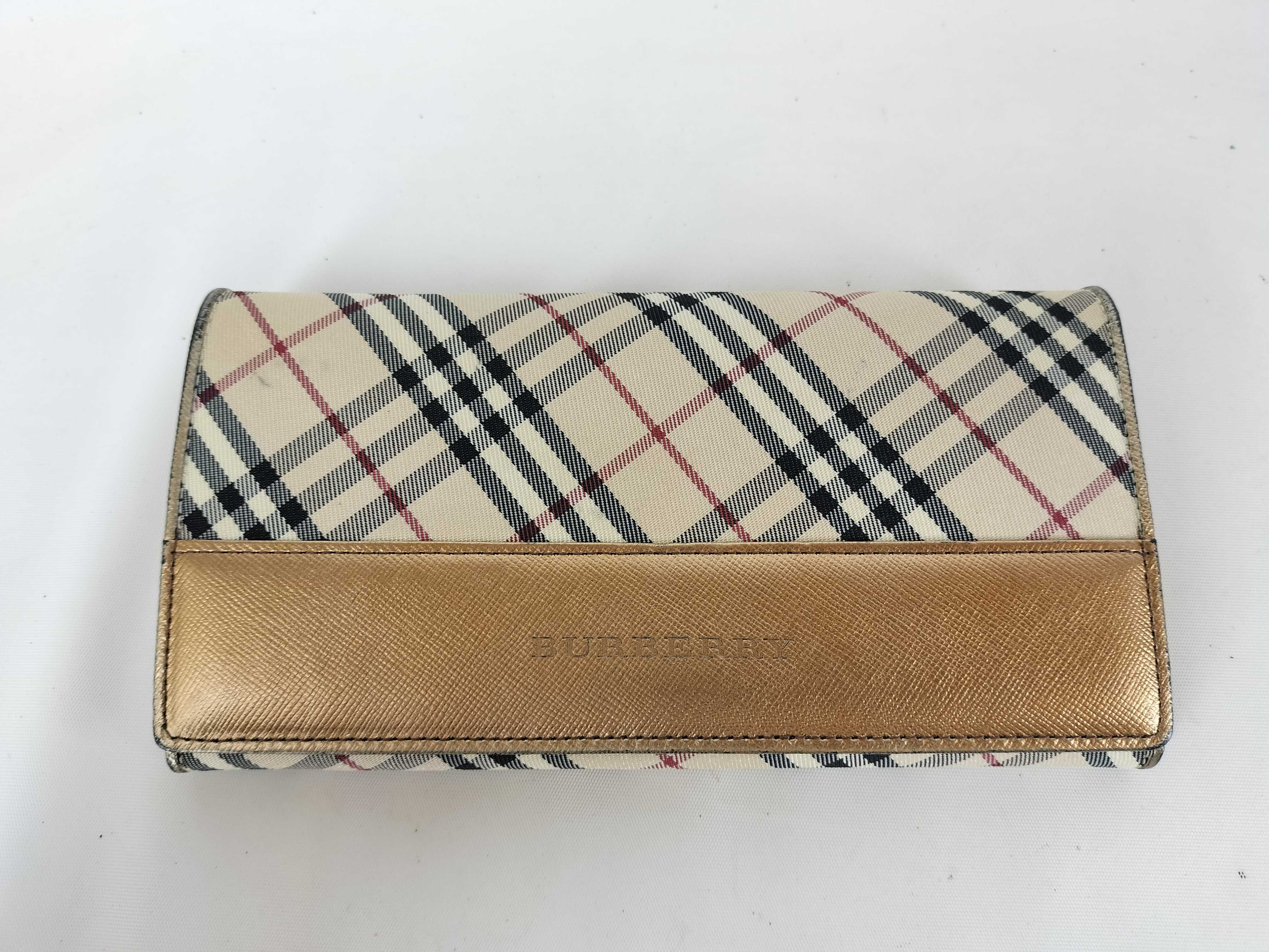 Nova Check Long Wallet, Clasp Purse