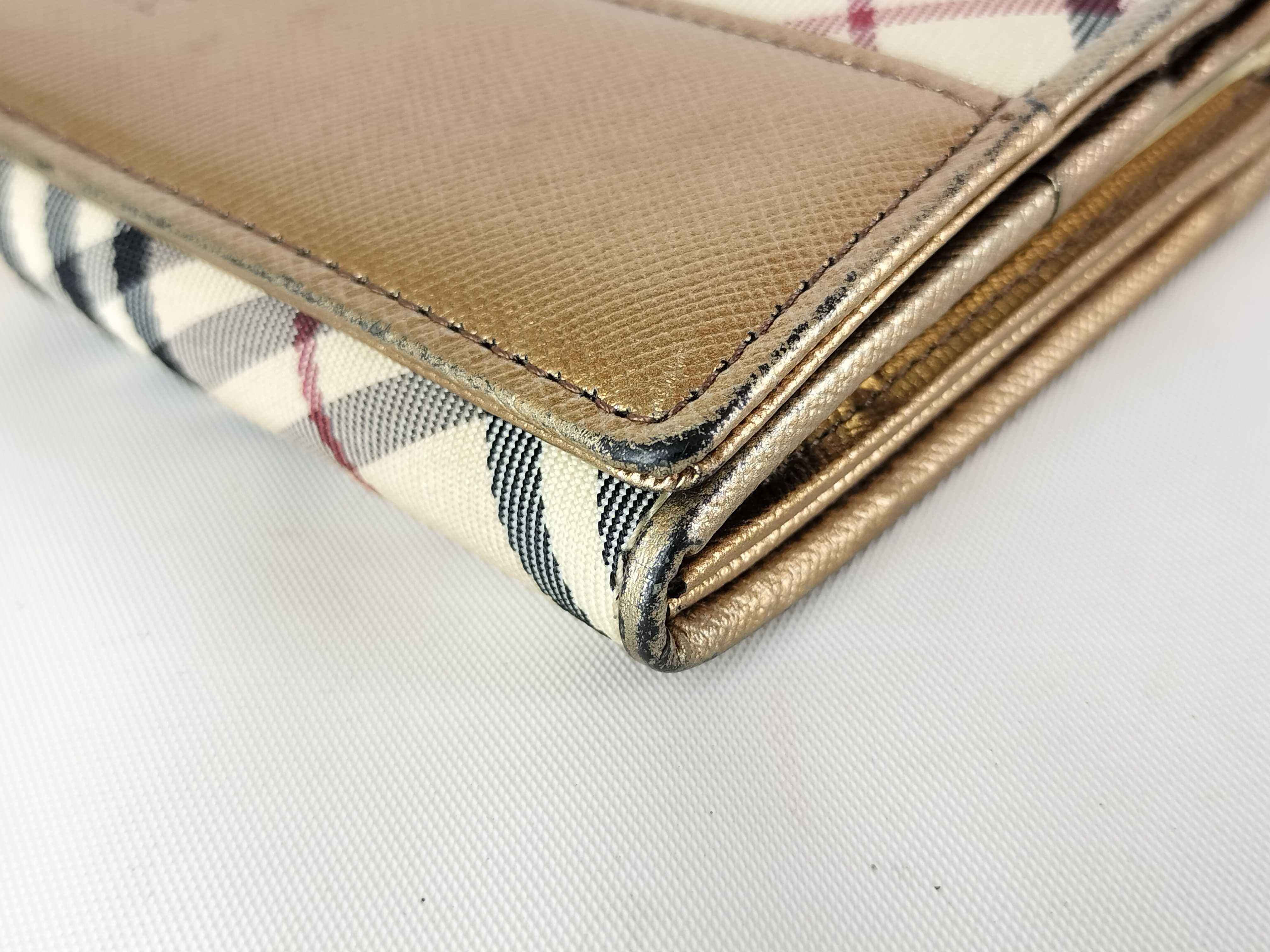 Nova Check Long Wallet, Clasp Purse — view 2