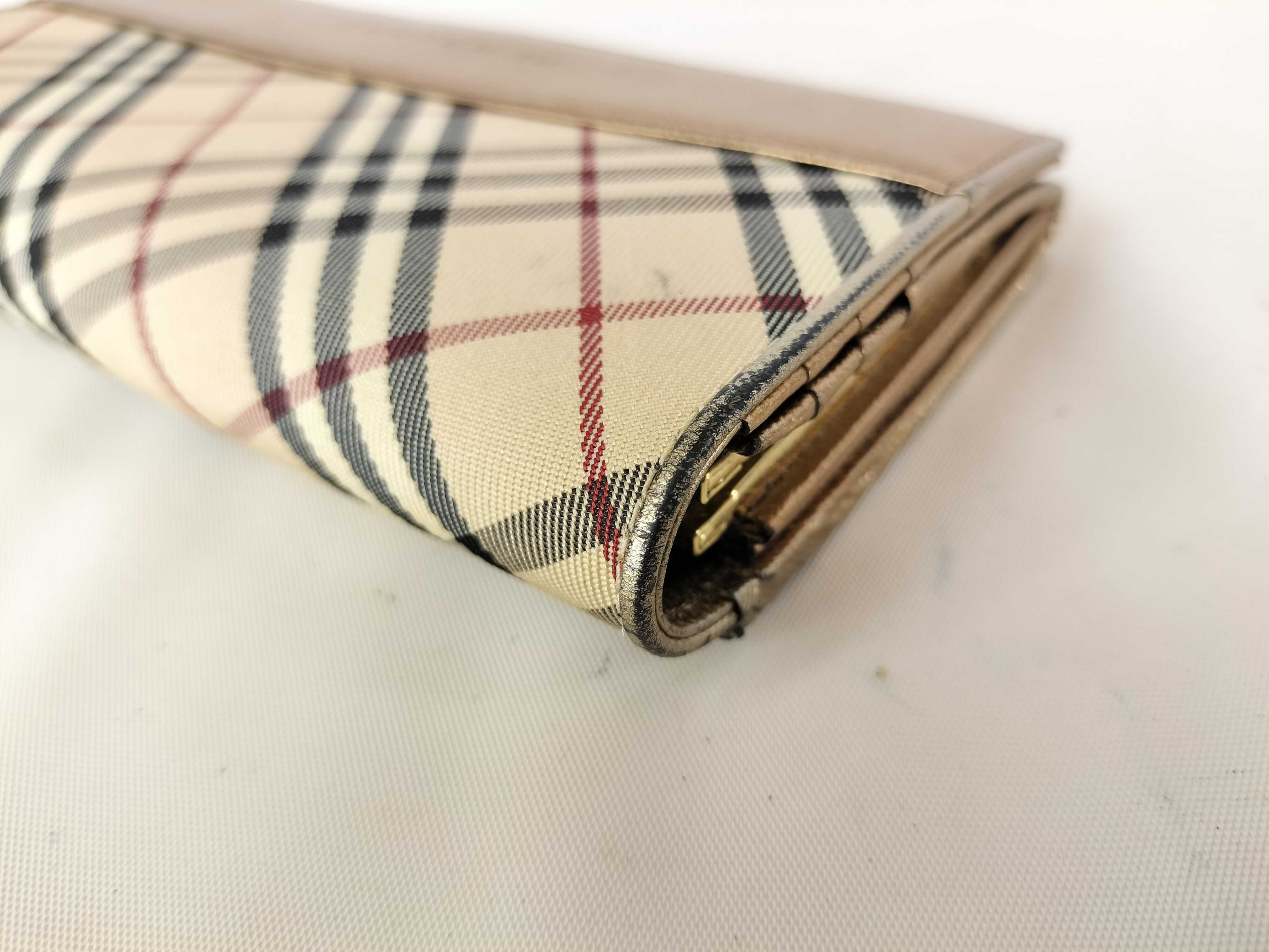 Nova Check Long Wallet, Clasp Purse — view 11