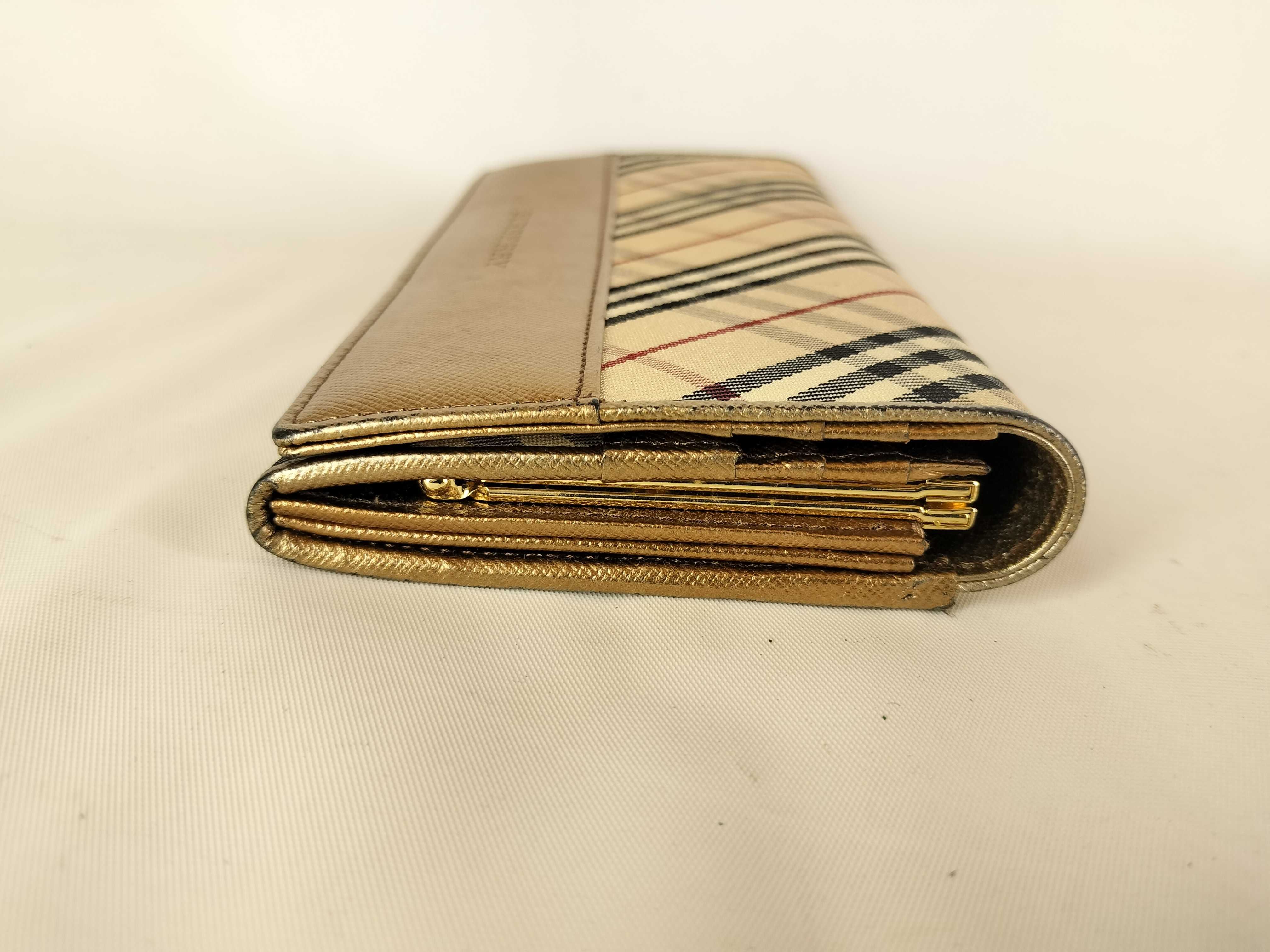 Nova Check Long Wallet, Clasp Purse — view 3