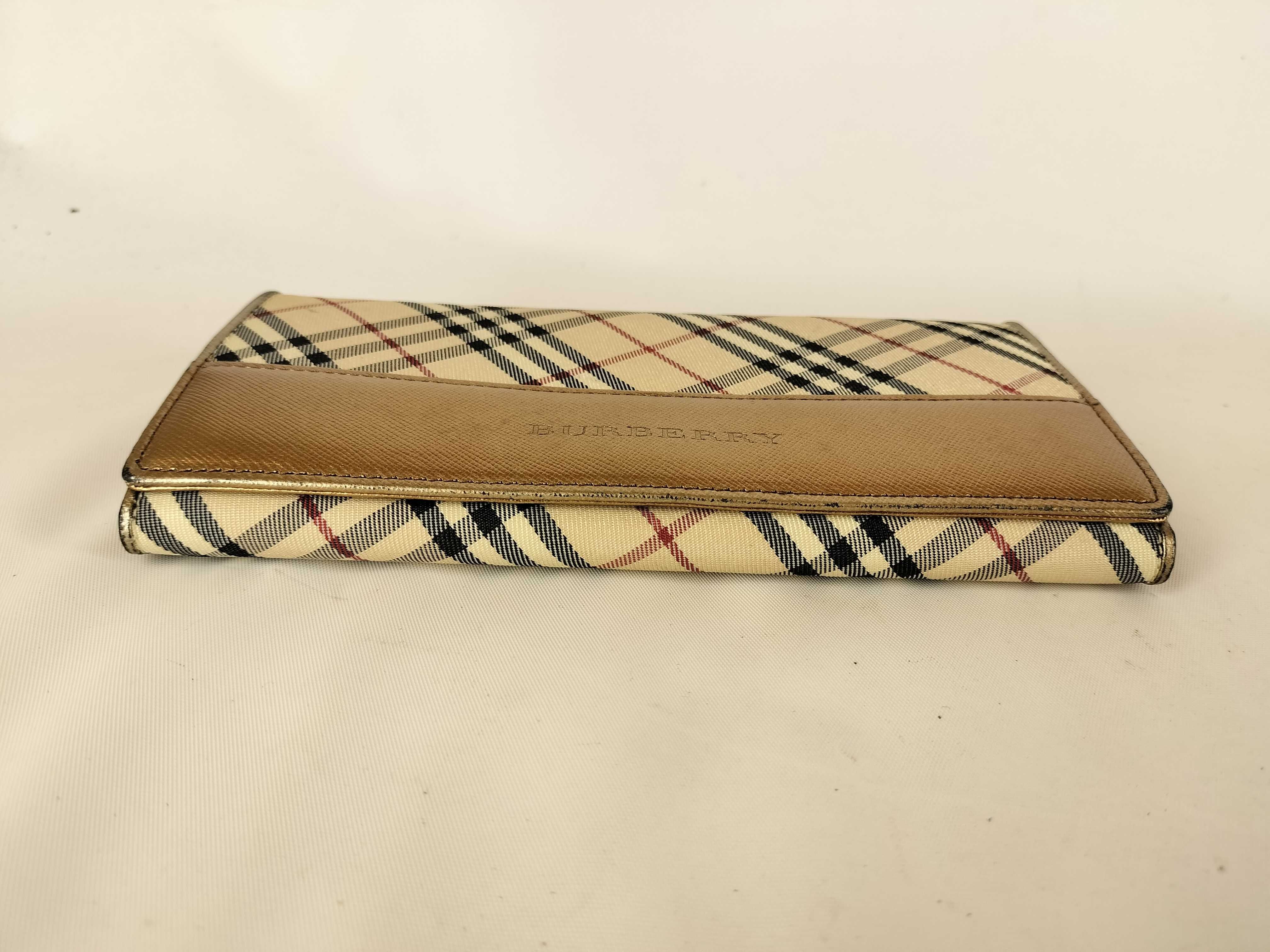 Nova Check Long Wallet, Clasp Purse — view 4