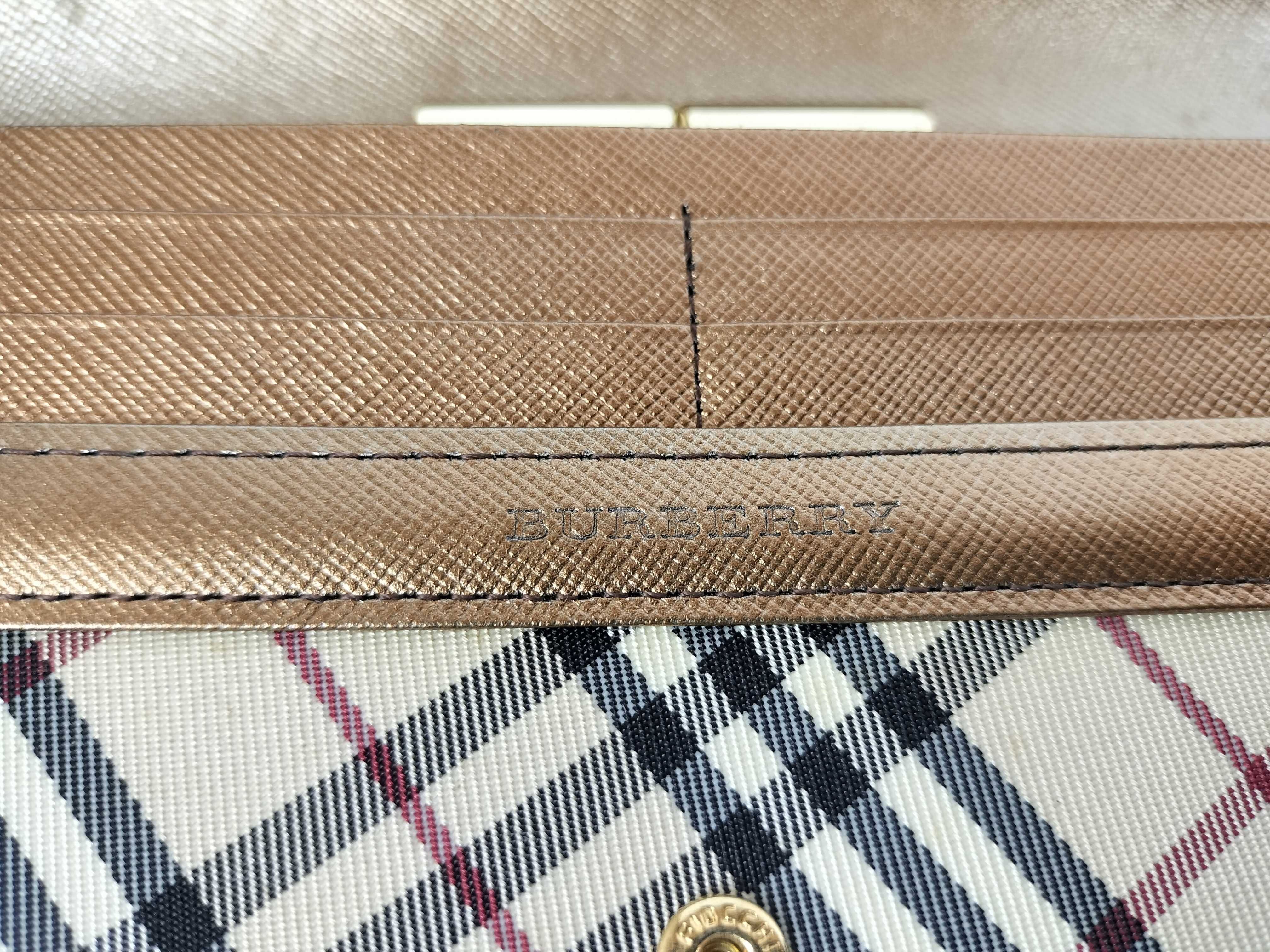 Nova Check Long Wallet, Clasp Purse — view 7