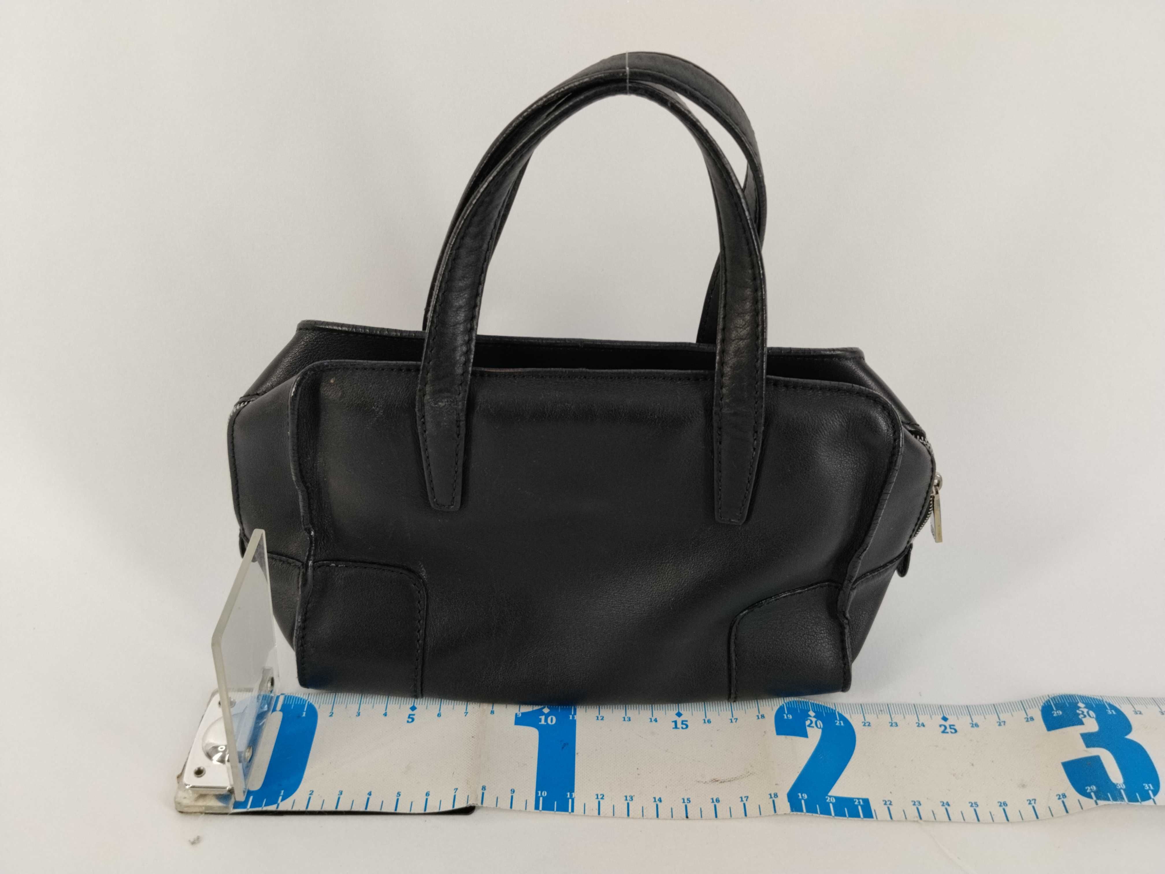 handbag, leather, black. — view 2