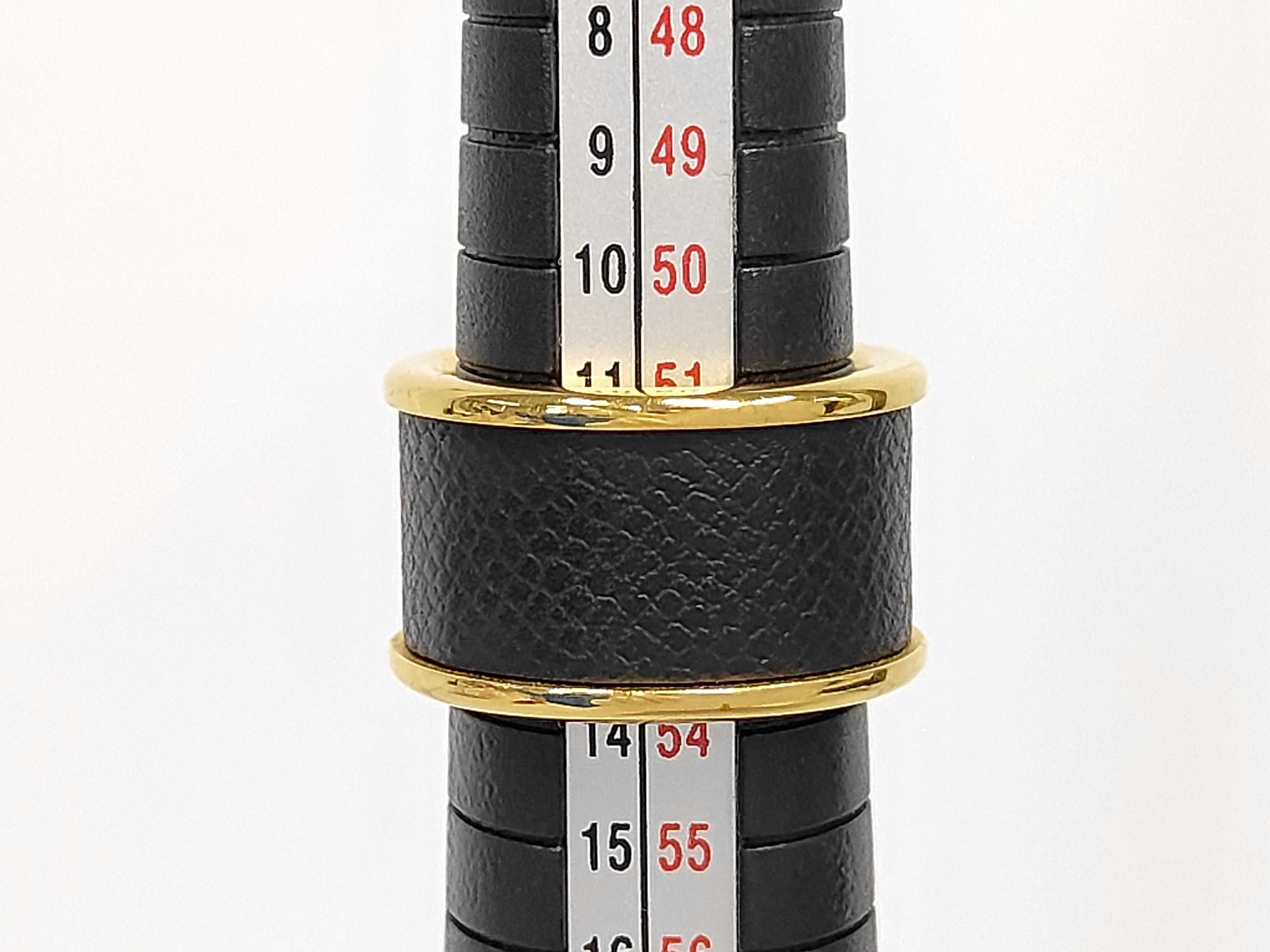 Olympus Ring GM "S size" Black x Gold hardware Hermes Ring — view 5