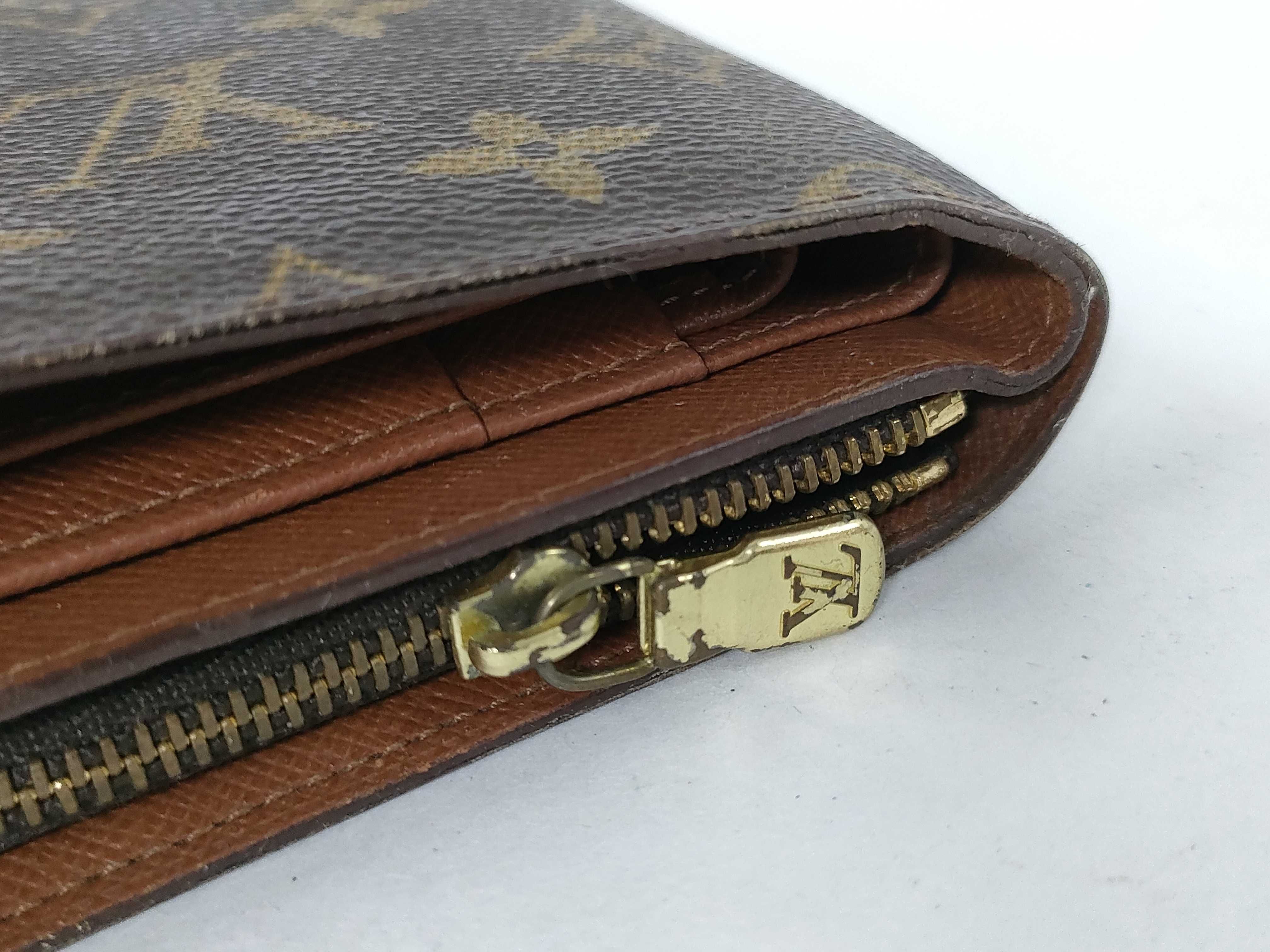 Monogram Louis Vuitton Monogram Folding Wallet with Card Case — view 11