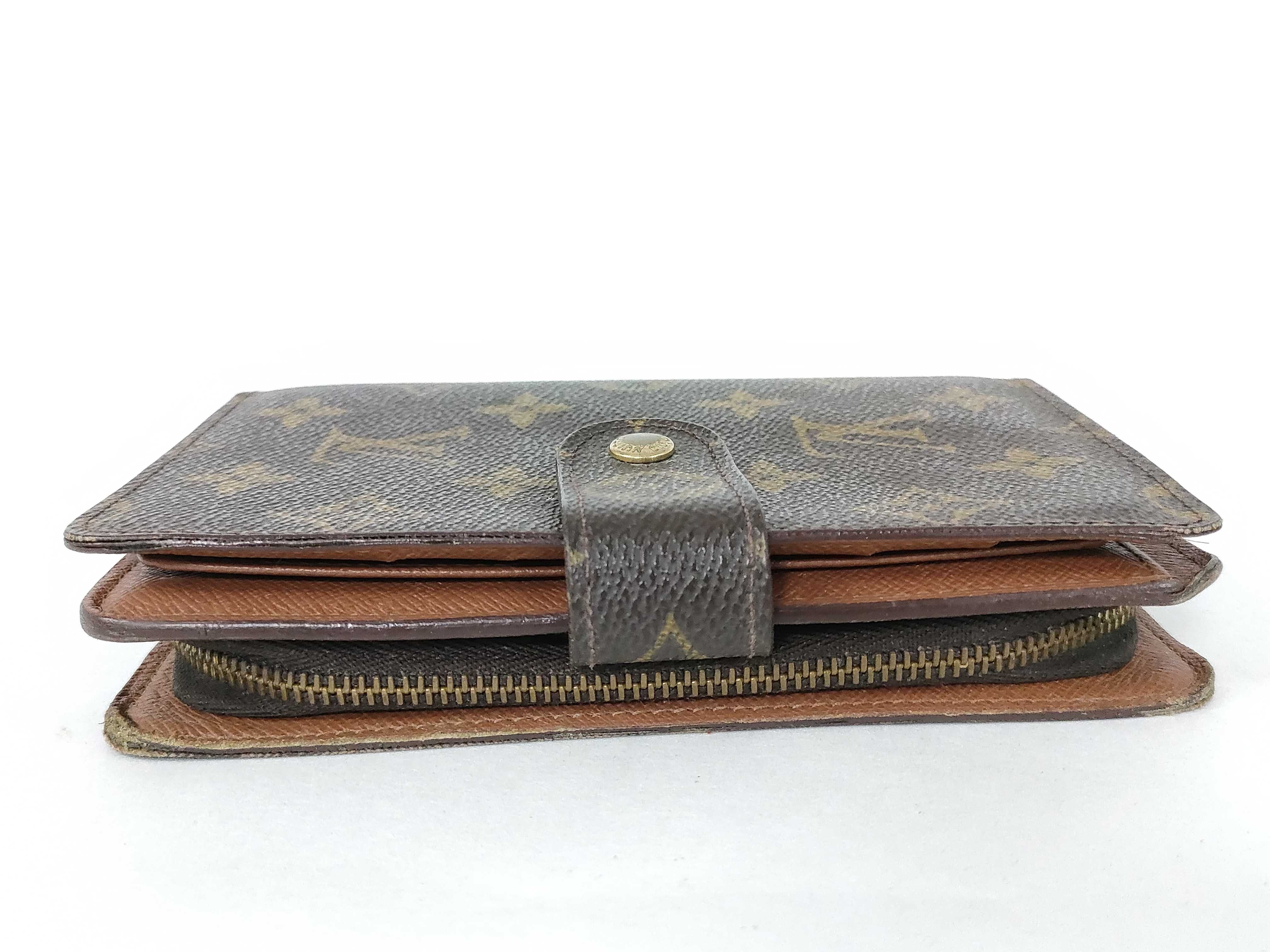 Monogram Louis Vuitton Monogram Folding Wallet with Card Case — view 6