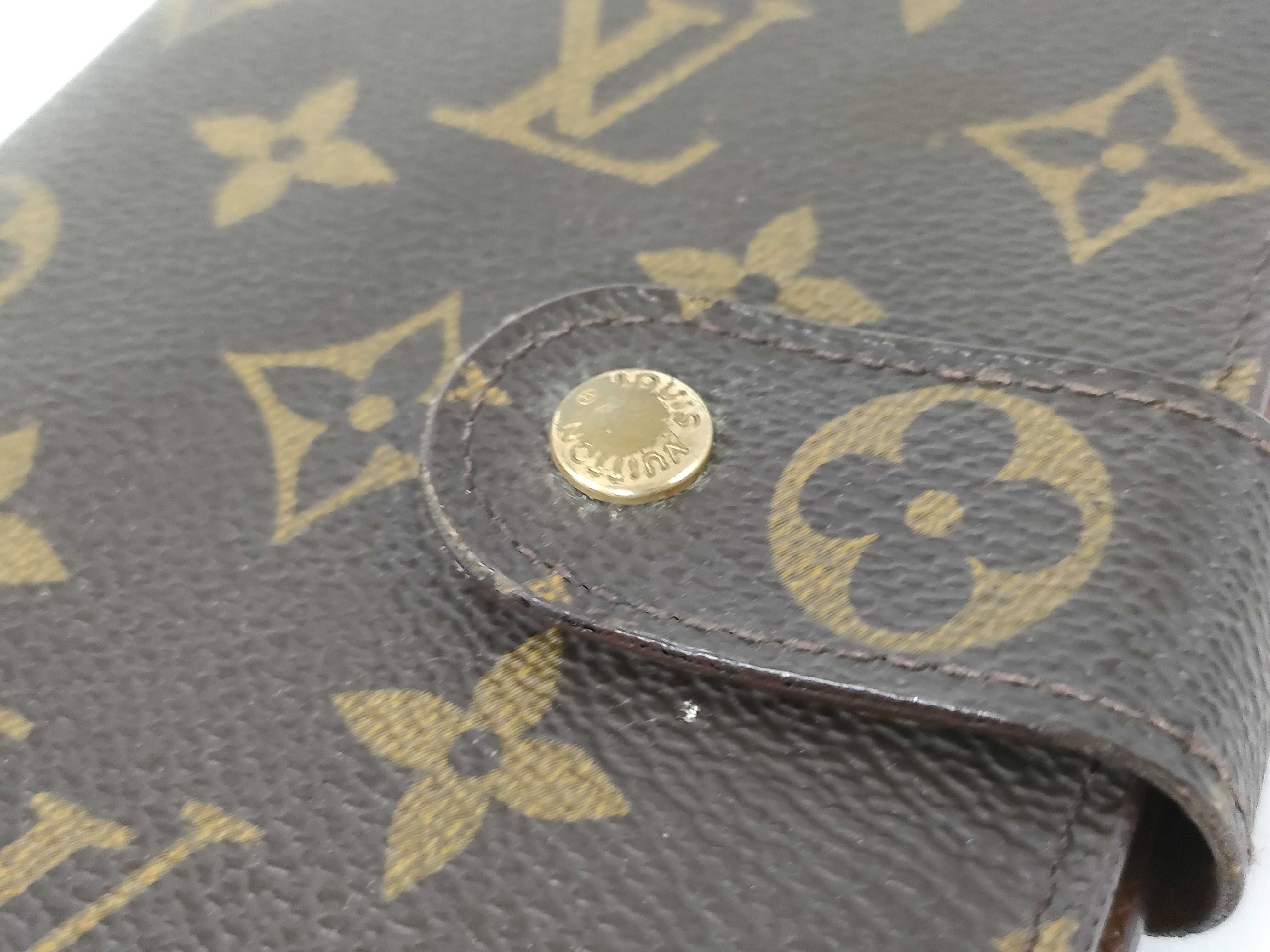 Monogram Louis Vuitton Monogram Folding Wallet with Card Case — view 7