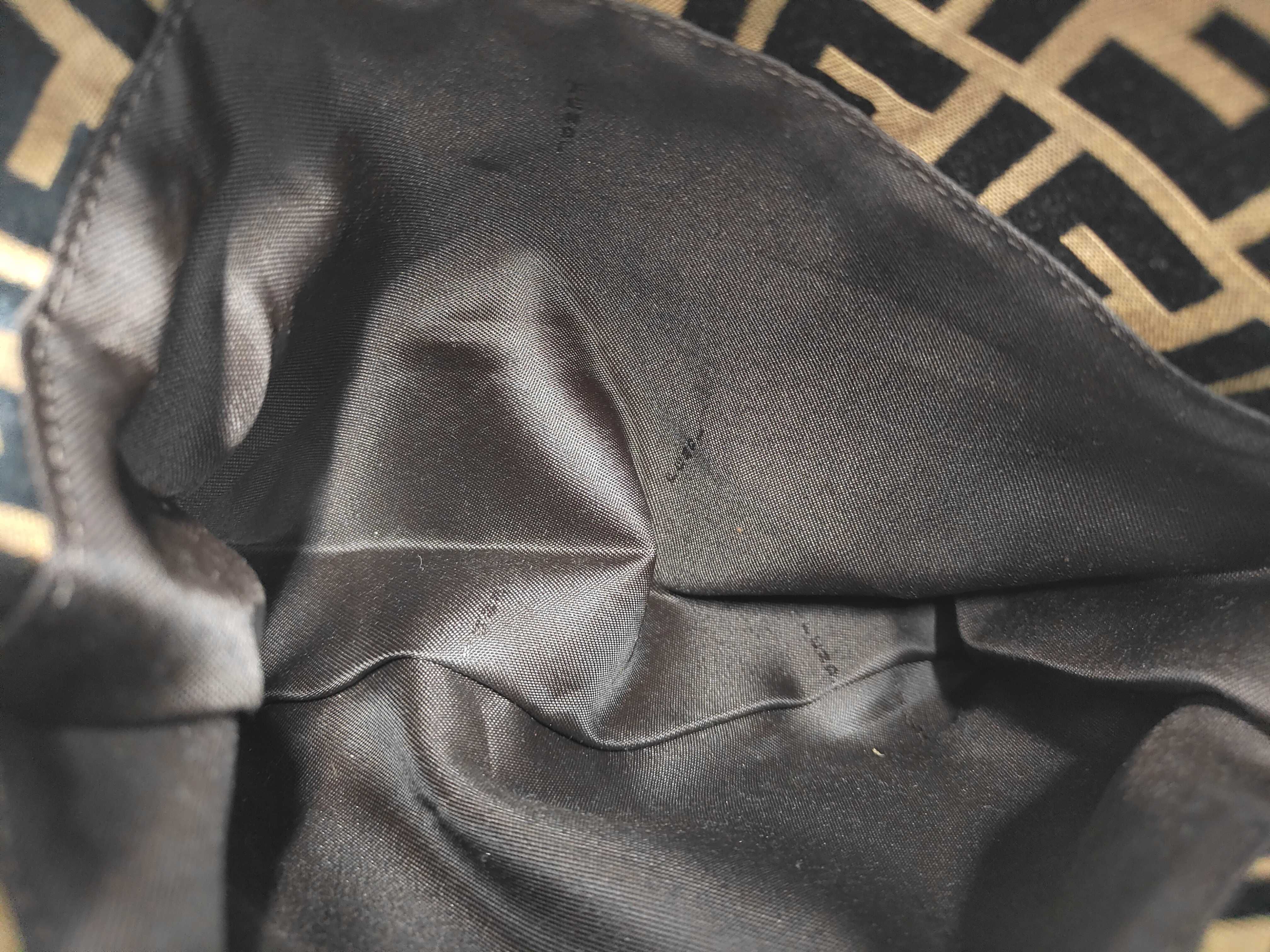 Brown Black Zucca Pattern Tote Bag — view 8