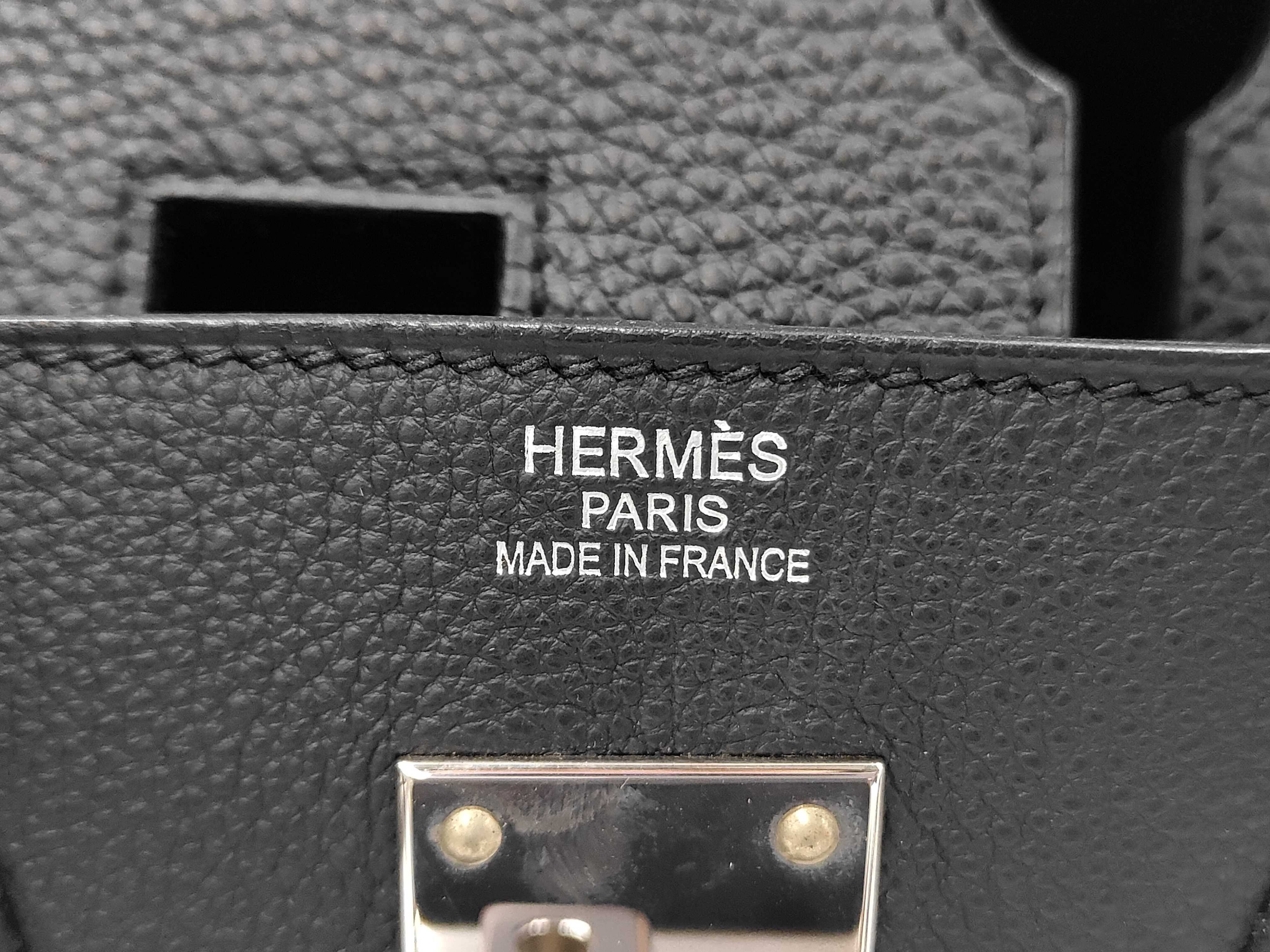 Togo Haut à Courroies 50 Black O Stamp Boston Bag — view 11