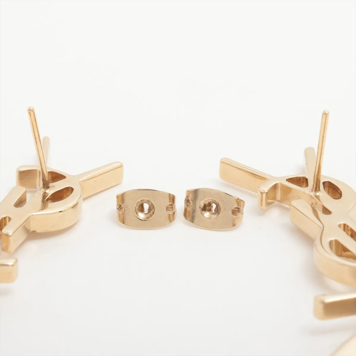 Cassandra hoop earrings, GP gold. — view 4