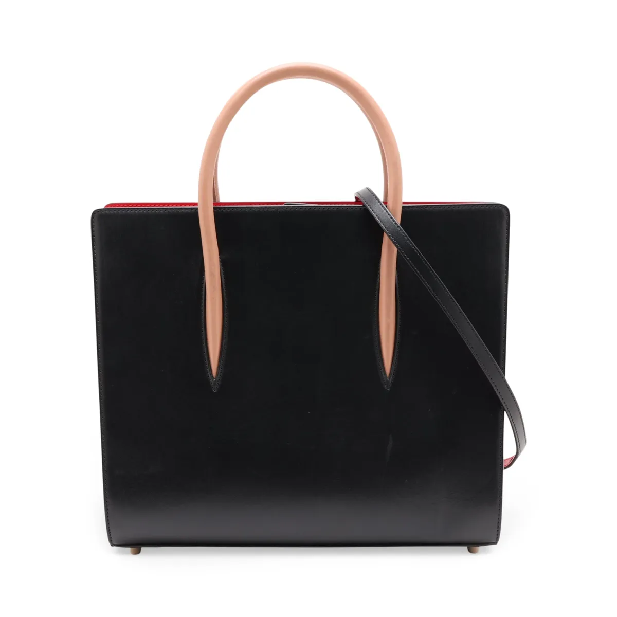 Paloma Leather x Studs 2-Way Tote Bag, Black