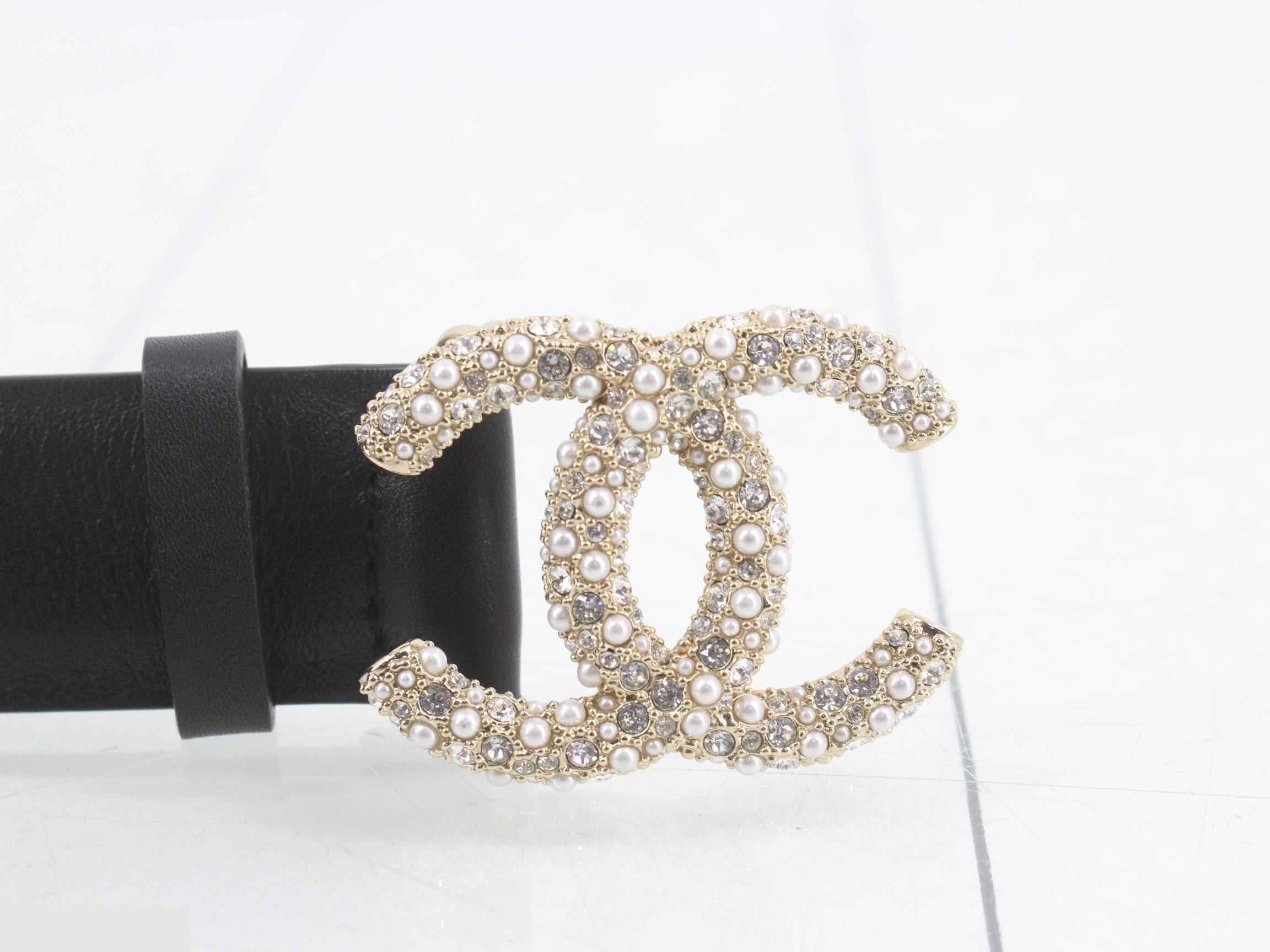 Belt (metal) & Costume (pearl rhinestones) — view 3