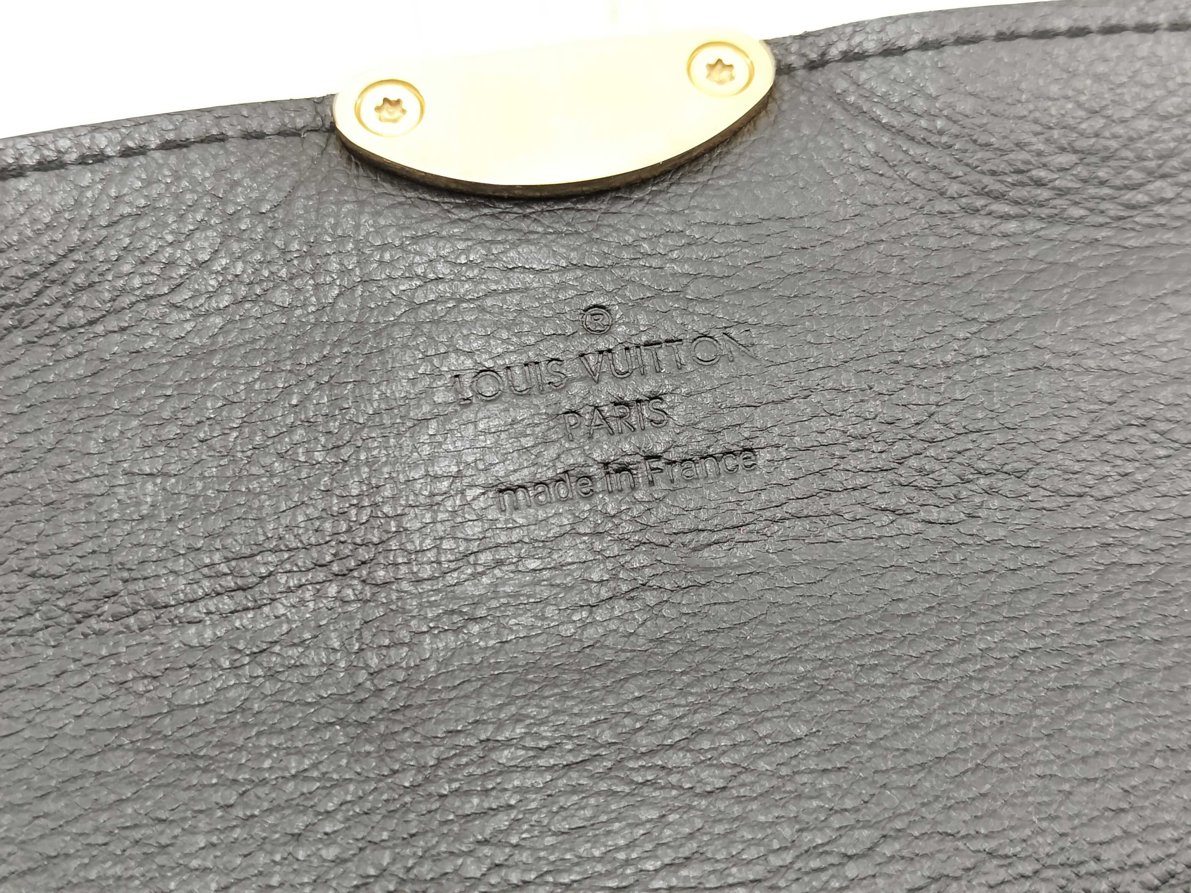 Mahina Amelia Leather Bi-fold Long Wallet, Black, with Serial Number and Box. — view 11