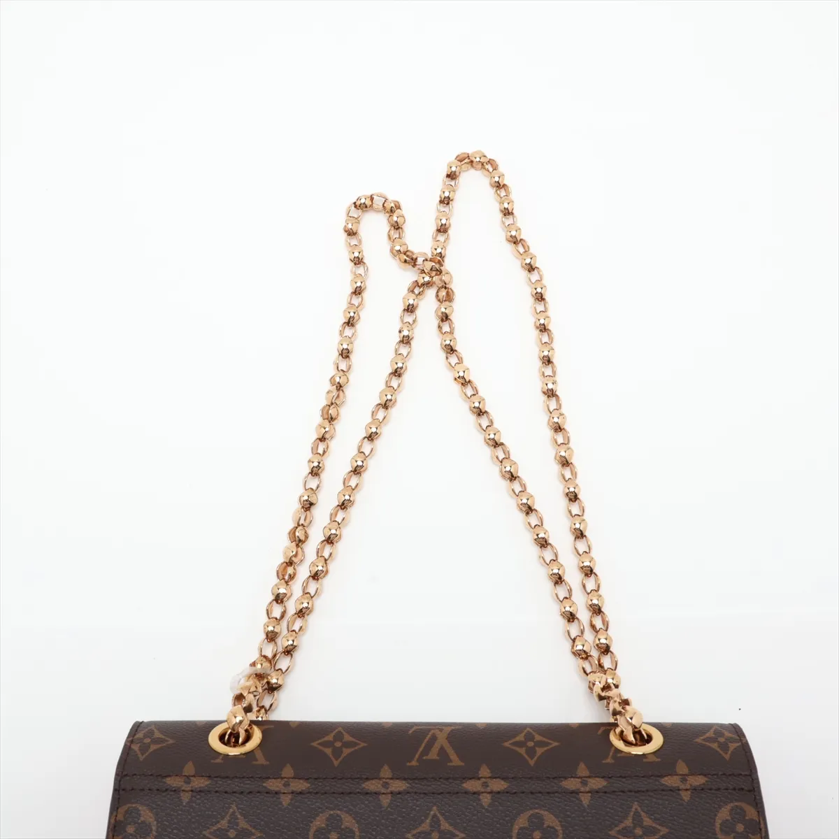 Monogram x Leather Victoire M41731 CA0169 Brown x Red (RFID detected) — view 6