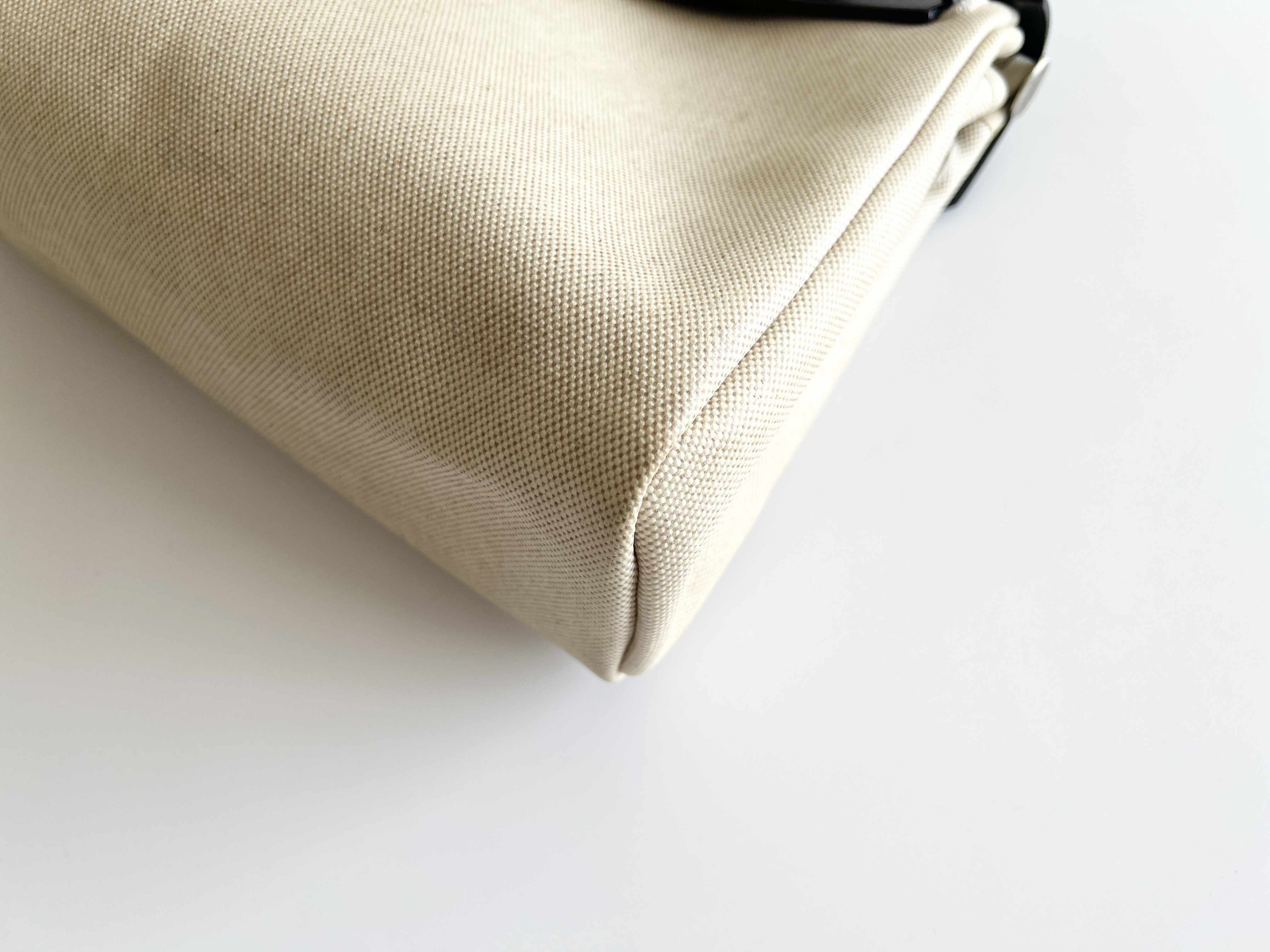 Herbag PM D stamp Canvas Leather 2-way Shoulder Bag Handbag Shoulder Bag — view 11