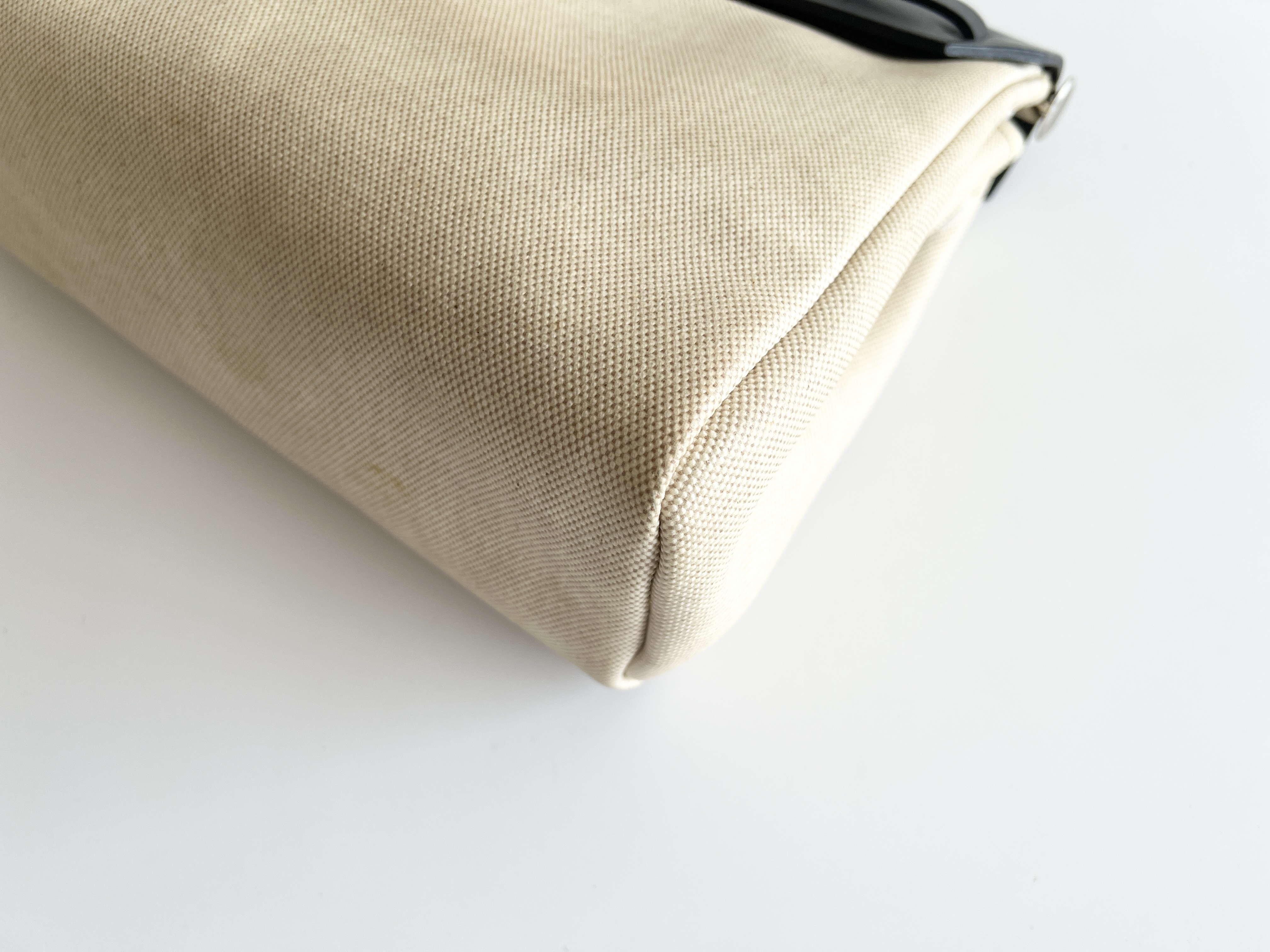 Herbag PM D stamp Canvas Leather 2-way Shoulder Bag Handbag Shoulder Bag — view 13