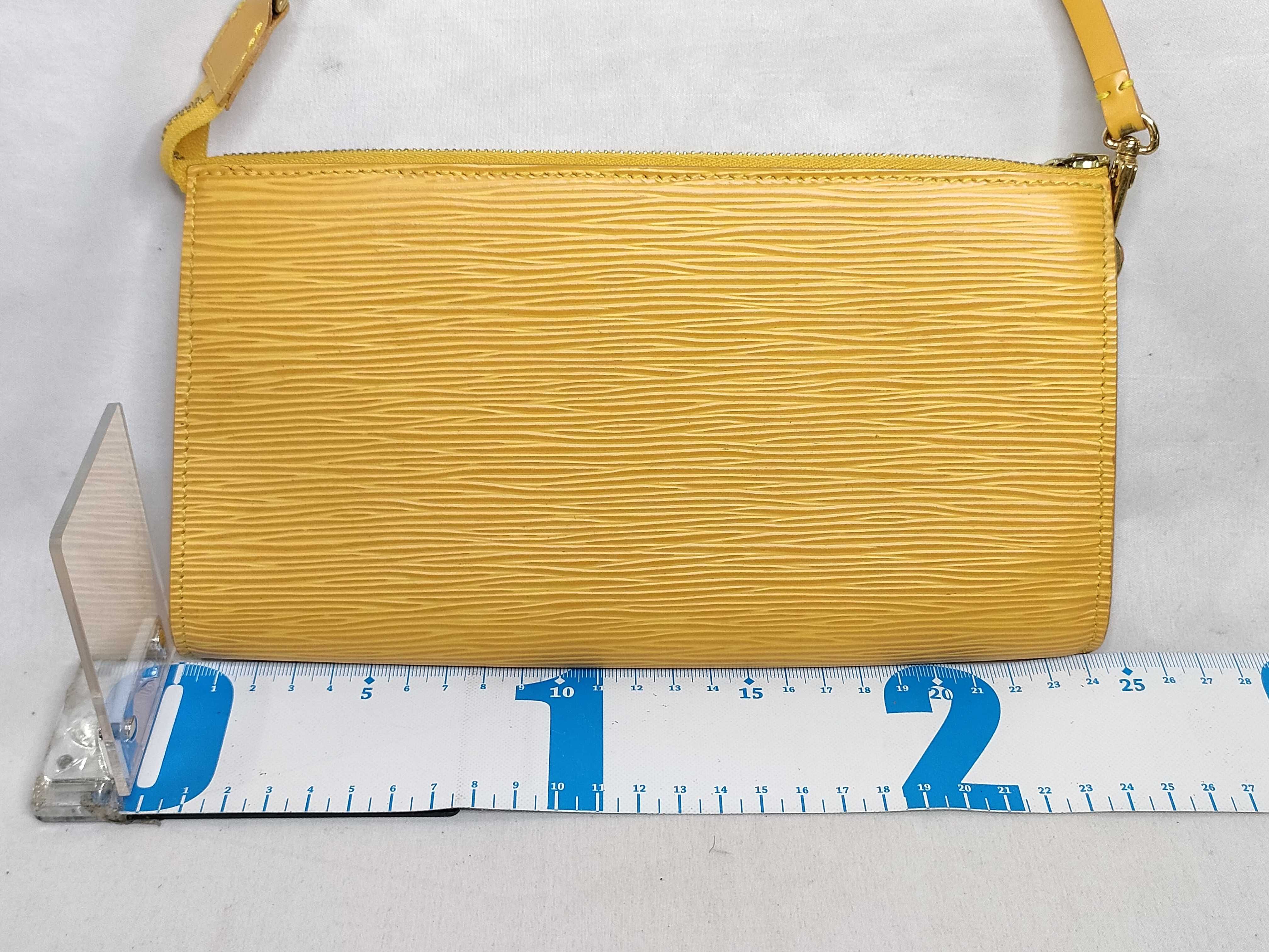 Epi PH - Epi Leather Yellow Pochette Handbag — view 2