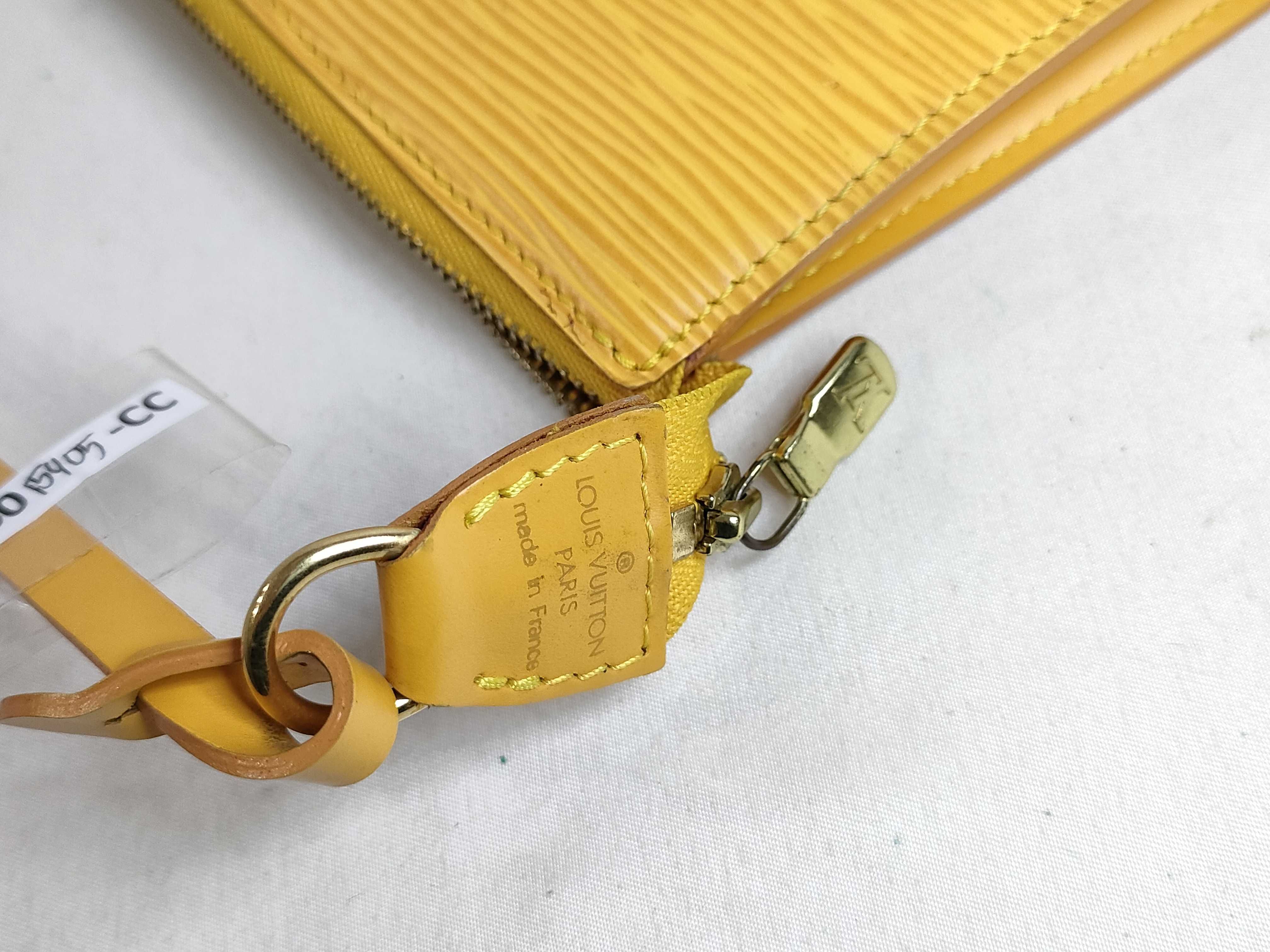 Epi PH - Epi Leather Yellow Pochette Handbag — view 11
