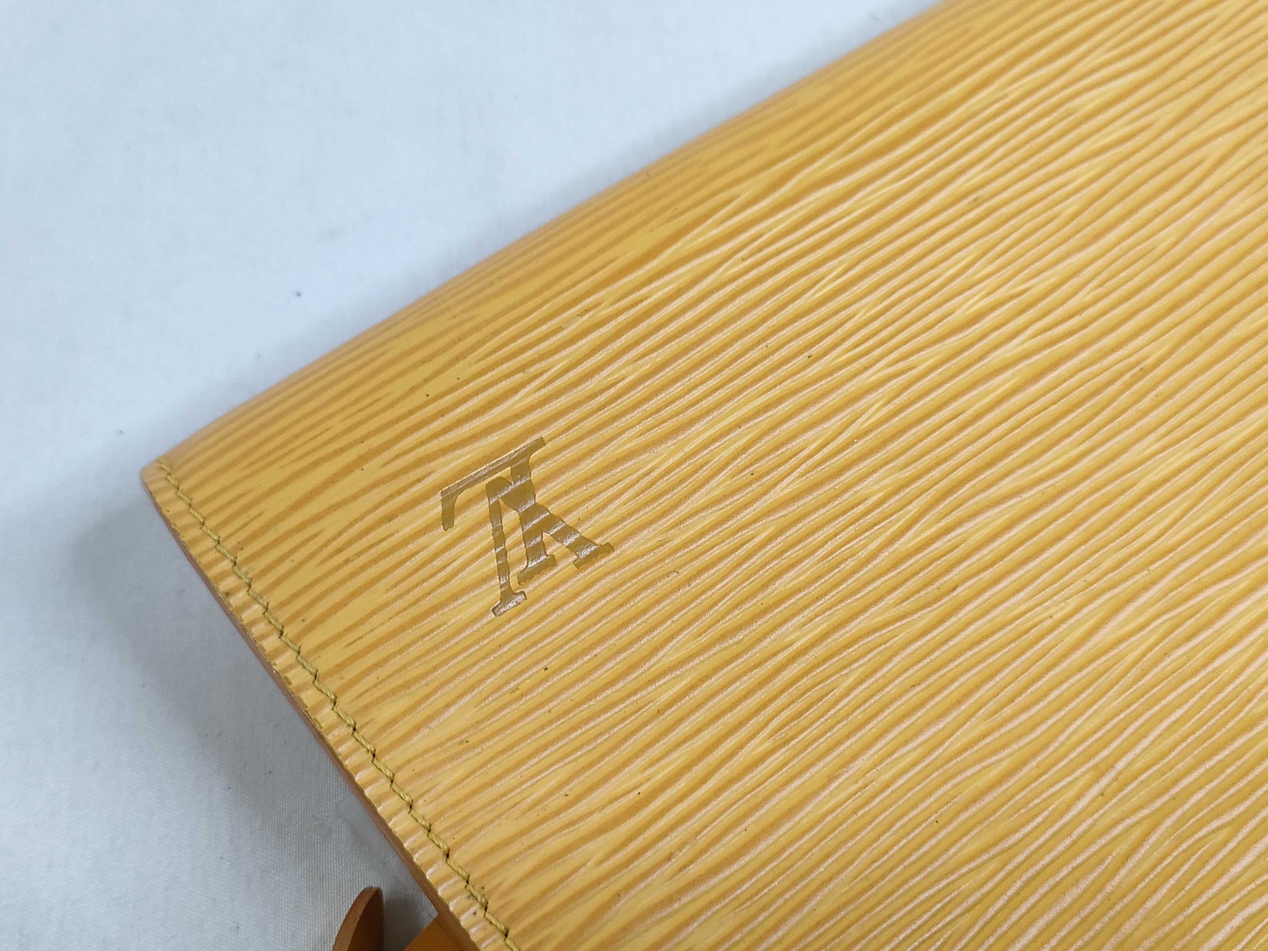Epi PH - Epi Leather Yellow Pochette Handbag — view 13