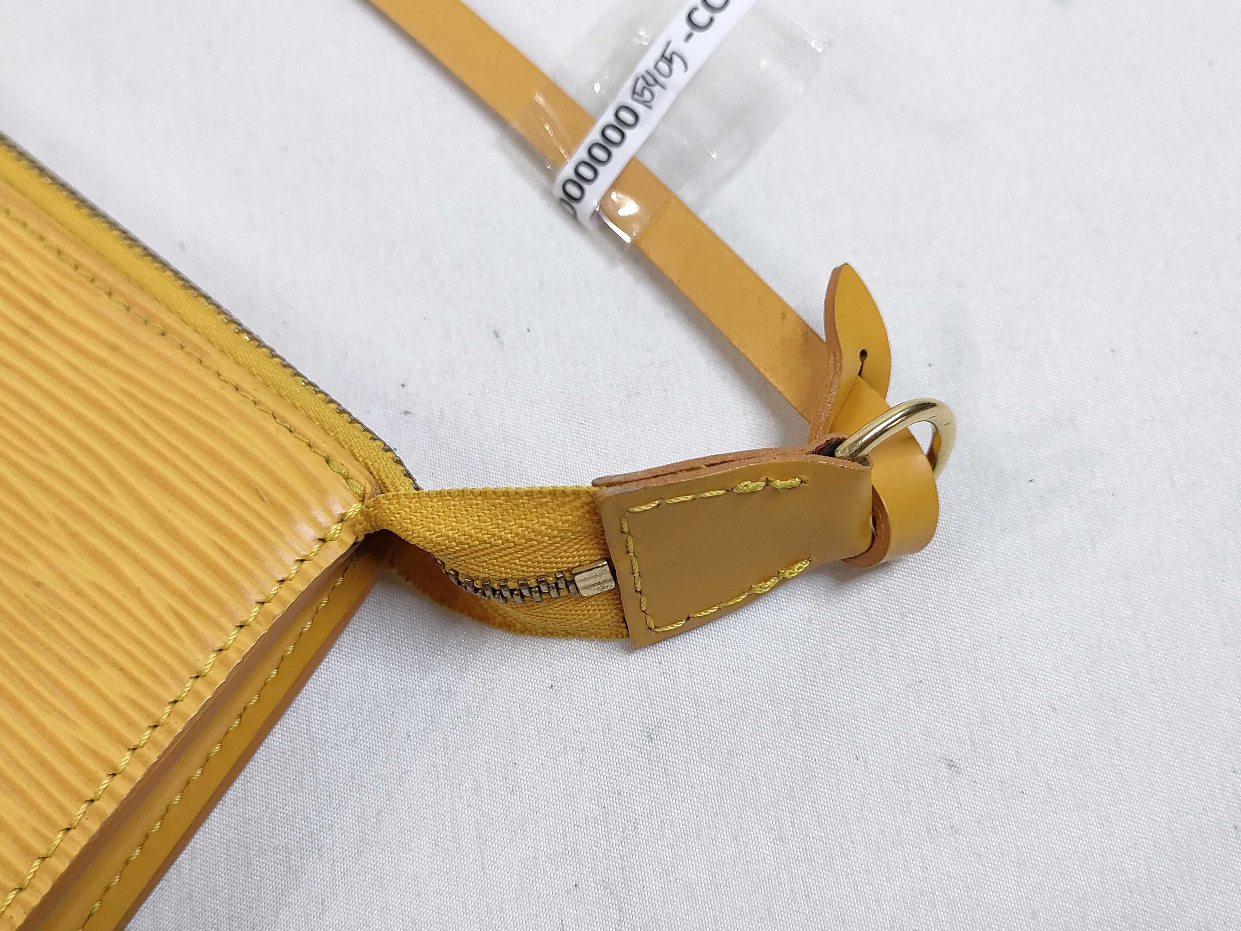 Epi PH - Epi Leather Yellow Pochette Handbag — view 5