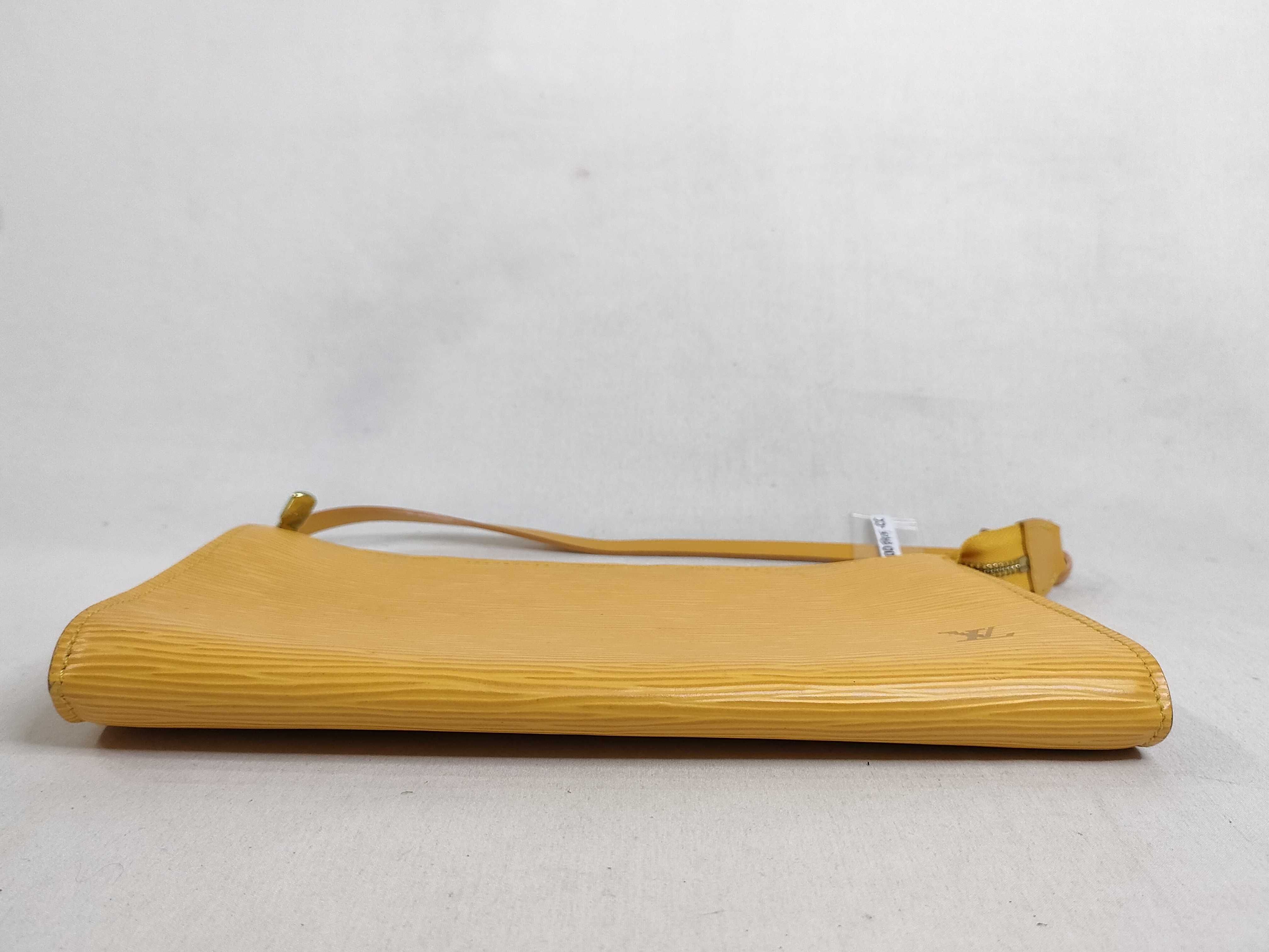Epi PH - Epi Leather Yellow Pochette Handbag — view 7
