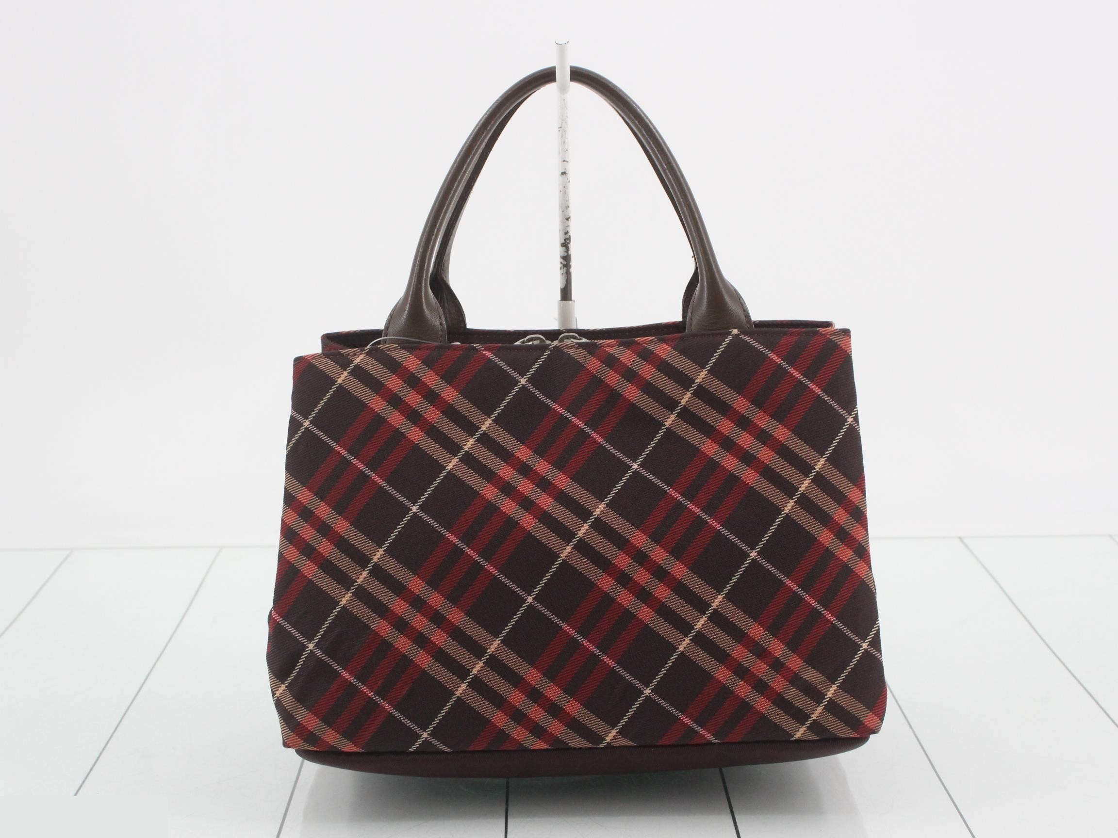 Nylon check pattern, W26 H17 D16 — view 2