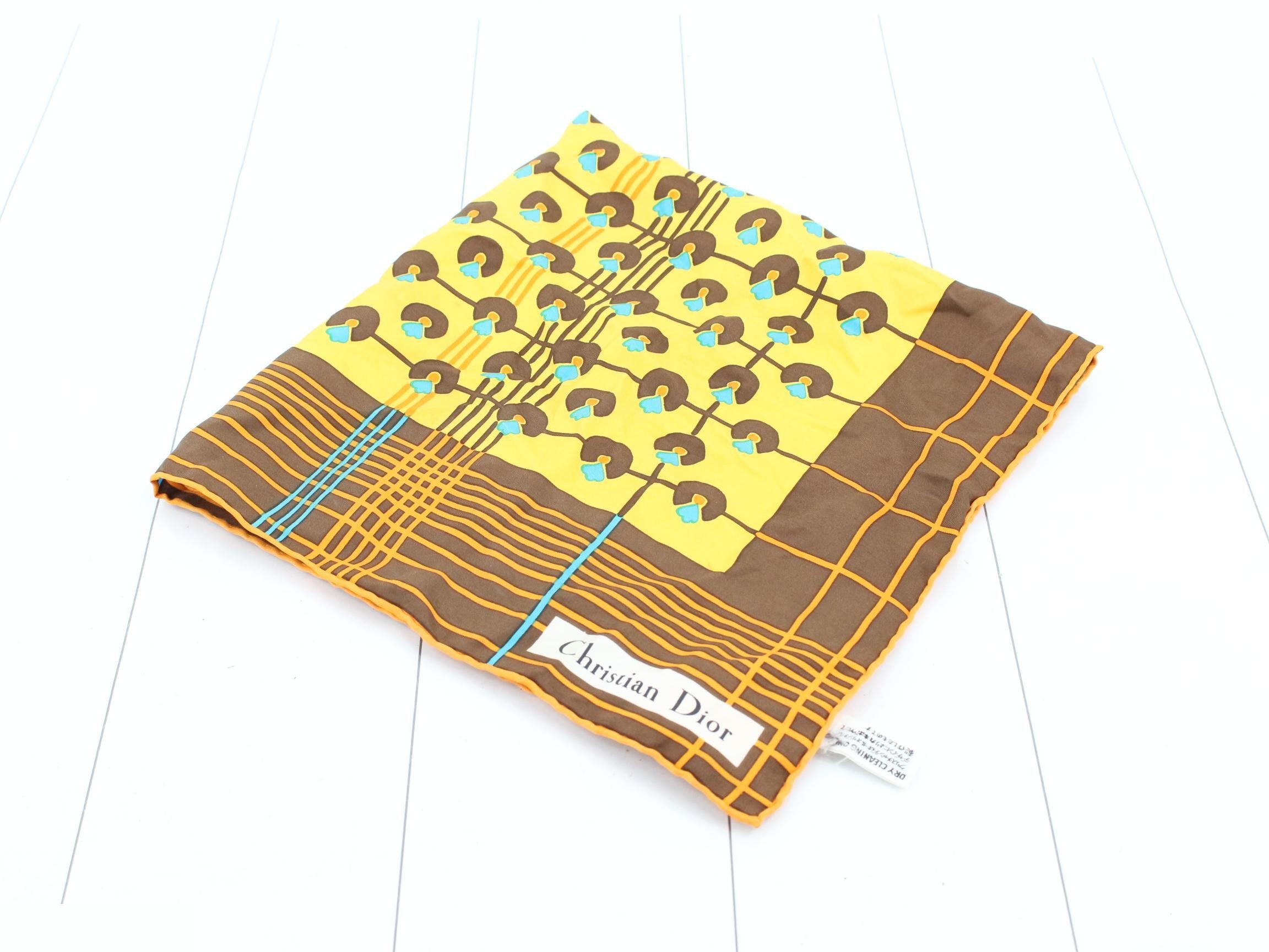 Vintage Scarf, Orange Tones