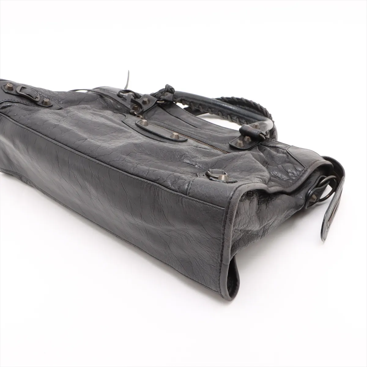 The City Leather 2WAY Handbag Black 115748 with Mirror — view 3