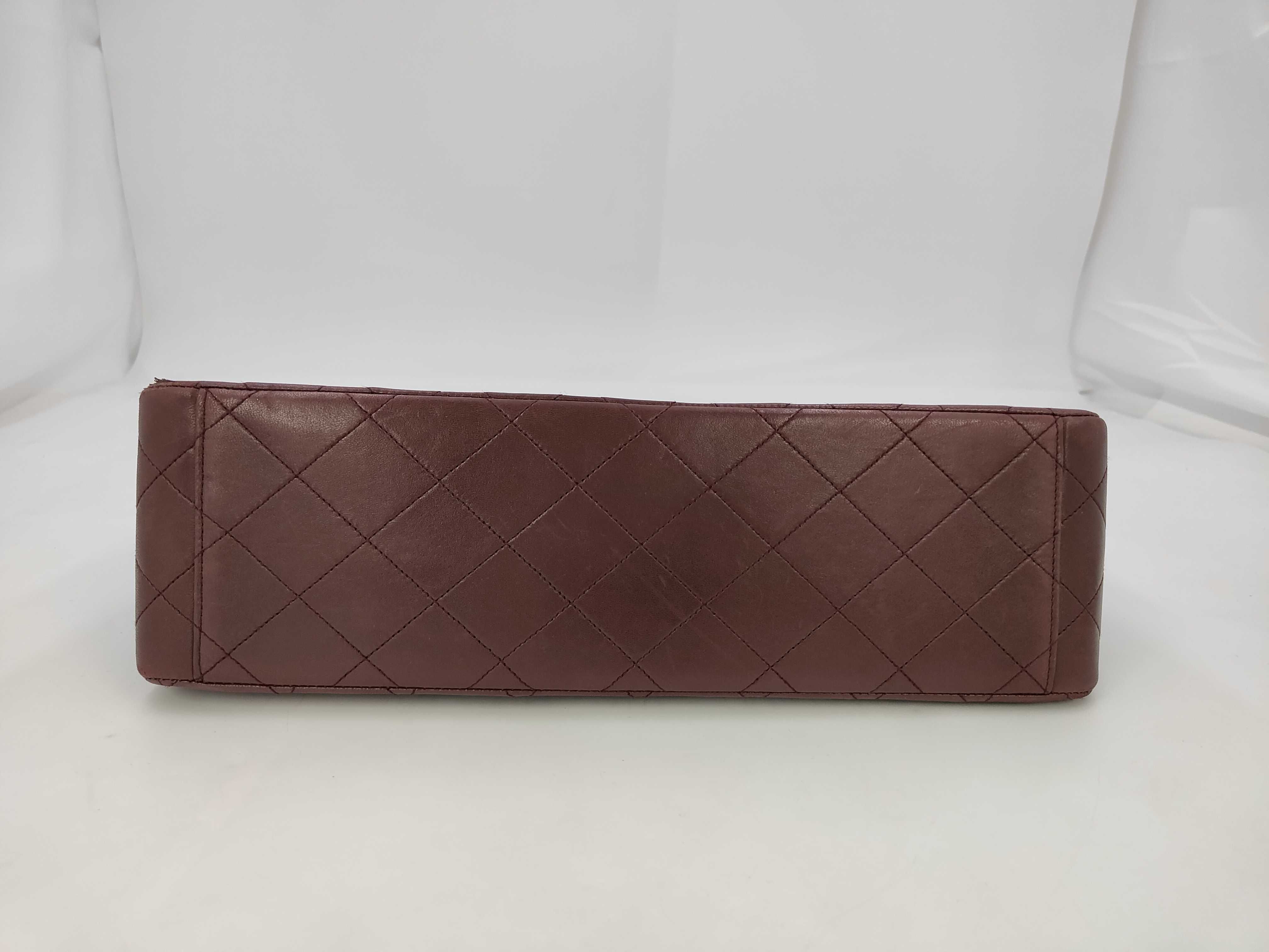 Large Matelassé Bordeaux Shoulder Bag — view 4