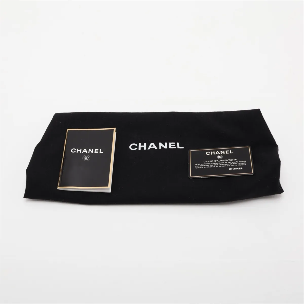 Matelassé Lambskin Single Flap Double Chain Bag, Black with Gold Hardware, 6091698, Series 6 — view 12