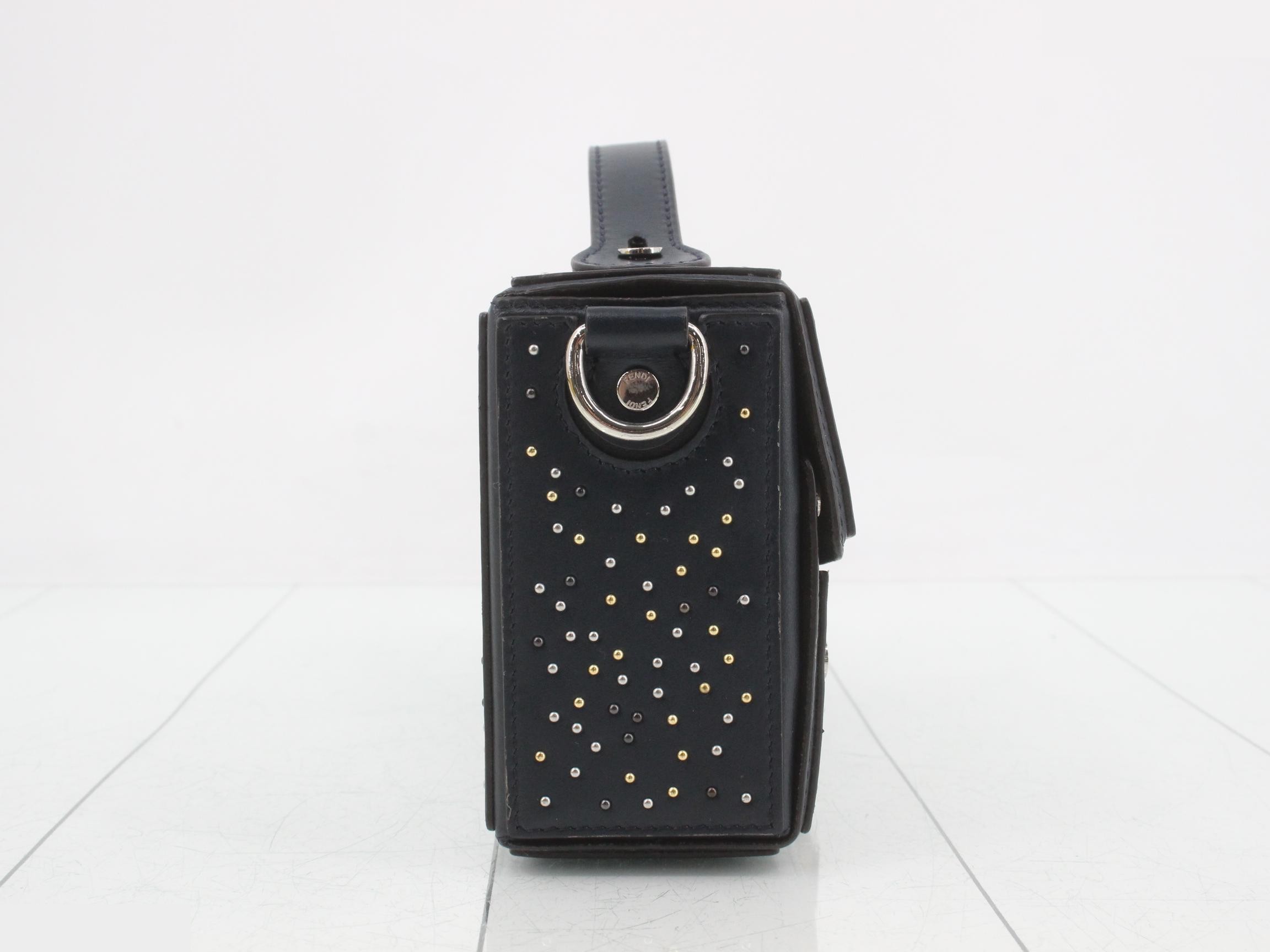 Studded Soft Trunk Baguette 2-Way Shoulder Bag/Handbag — view 4