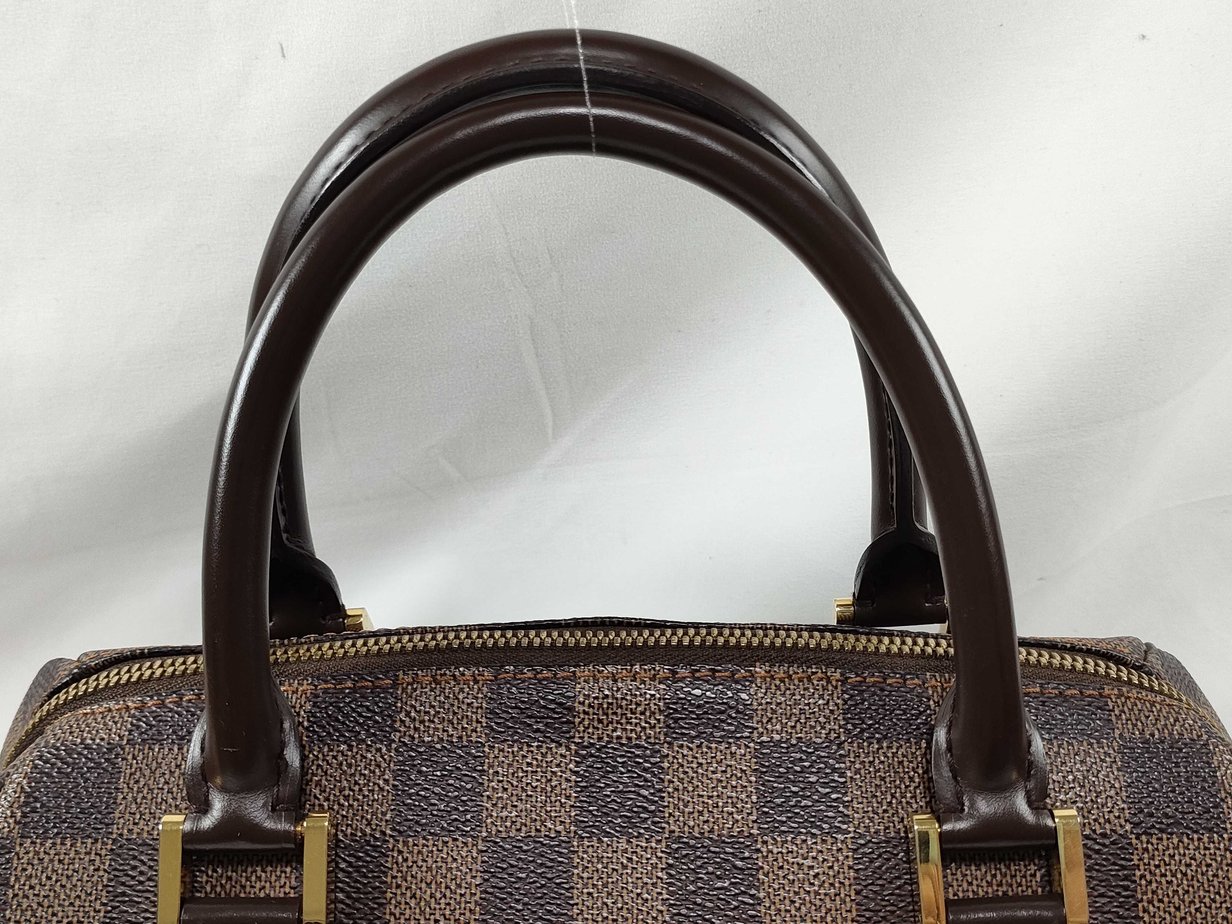 Damier Vuitton Damier Ribera MM N41434 CA1022 Brown Handbag — view 3