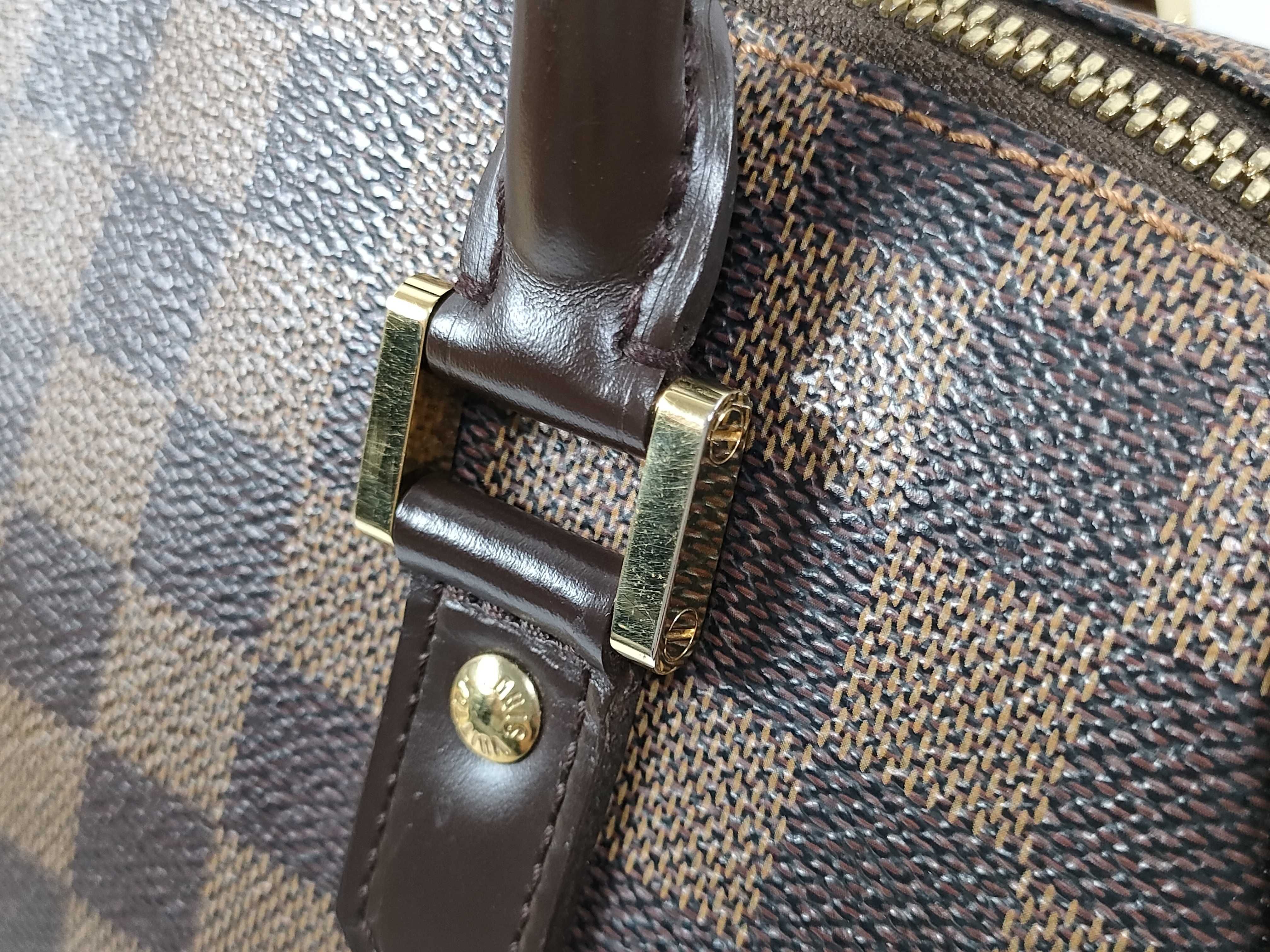 Damier Vuitton Damier Ribera MM N41434 CA1022 Brown Handbag — view 5