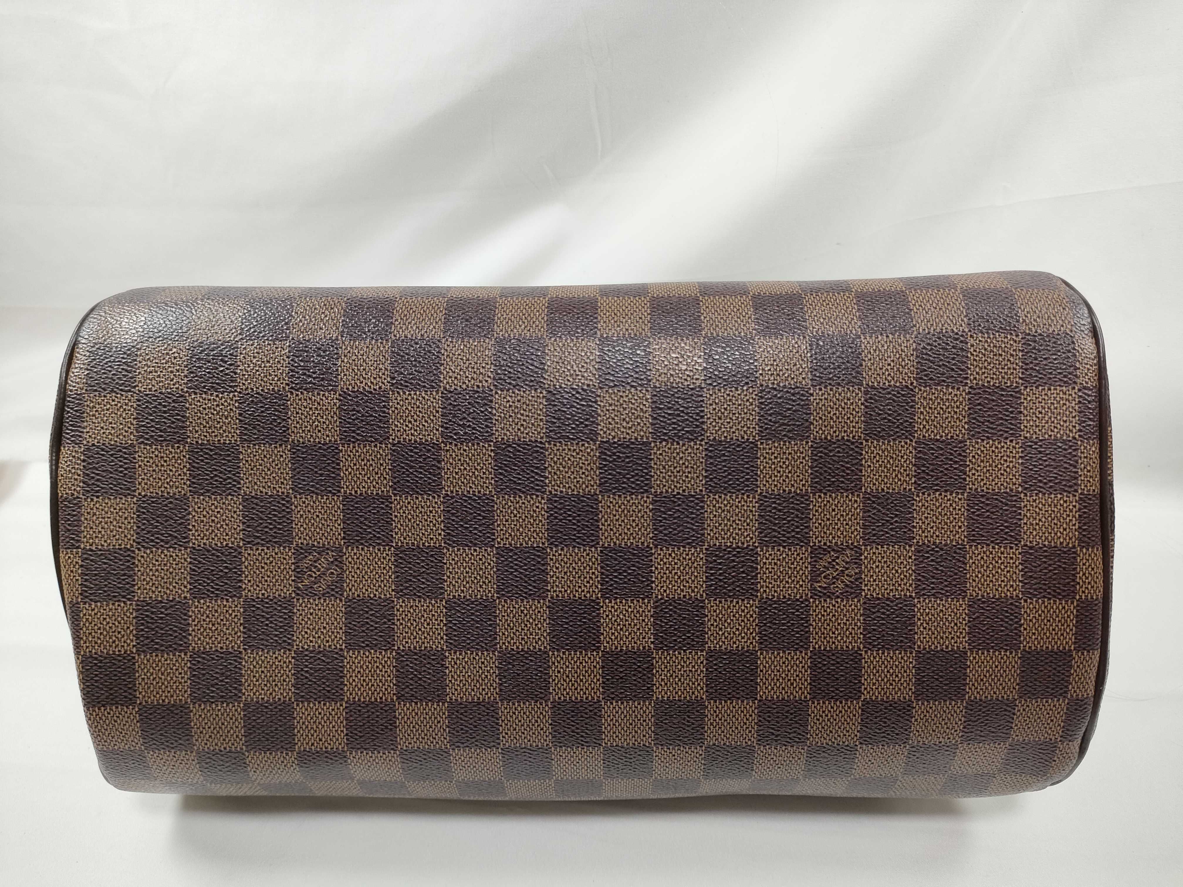 Damier Vuitton Damier Ribera MM N41434 CA1022 Brown Handbag — view 8