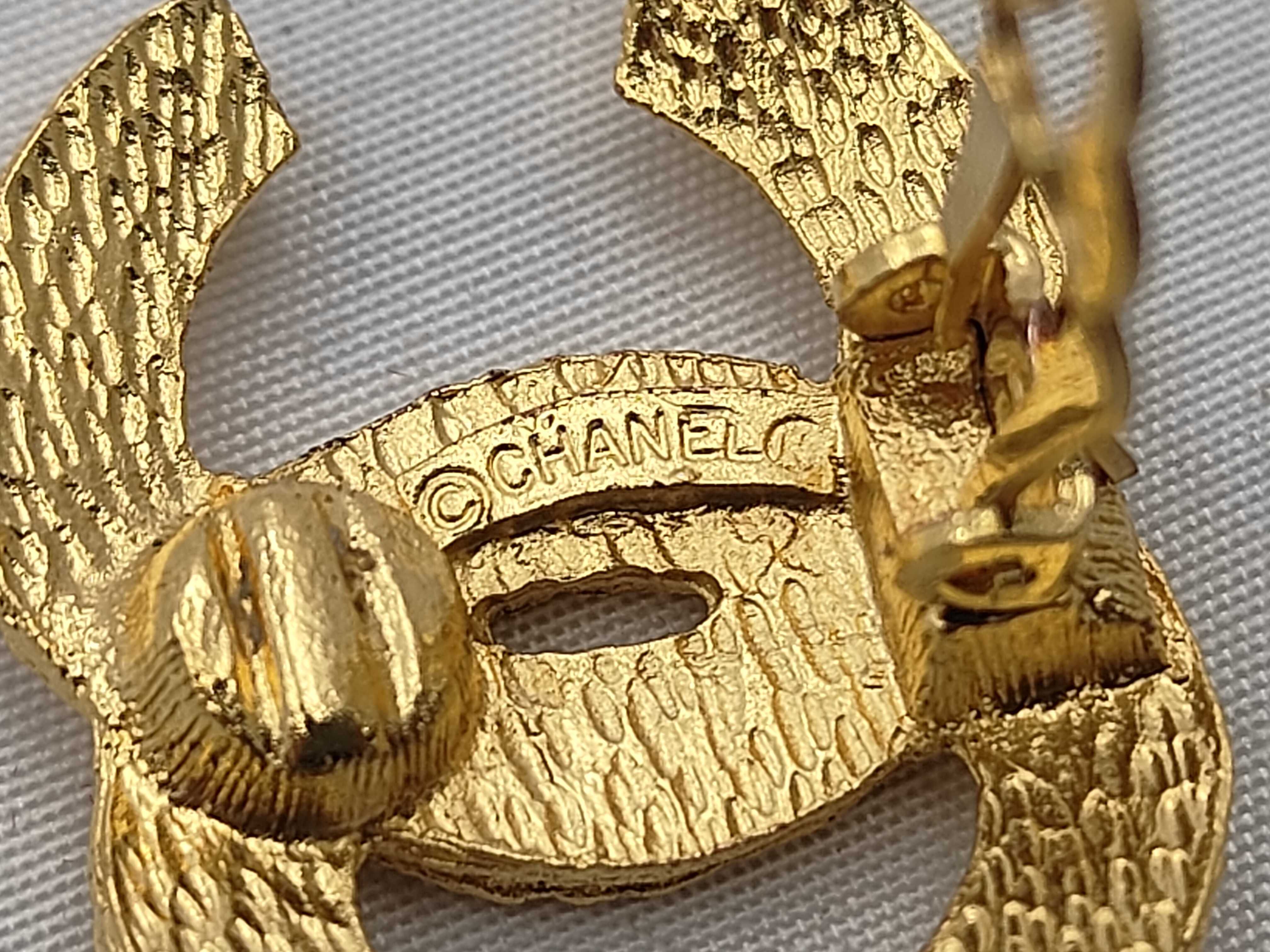 earrings 2913 Coco Mark gold earrings — view 6