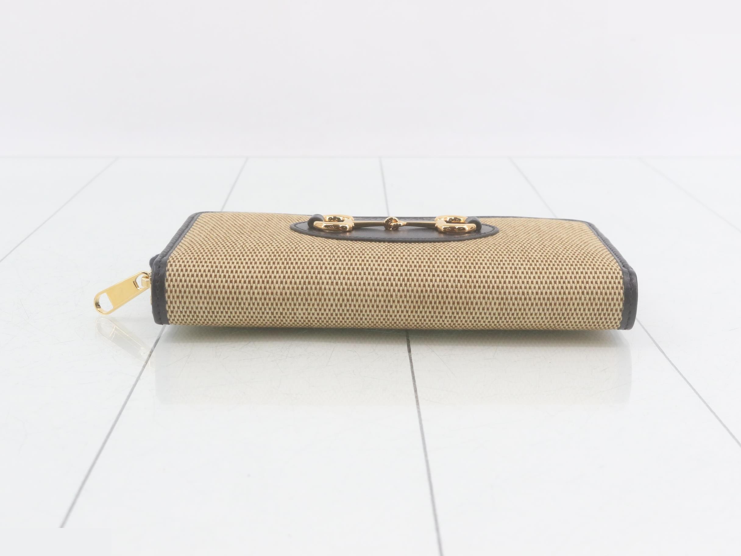 Horsebit 1955 Long Round Zip Wallet — view 3