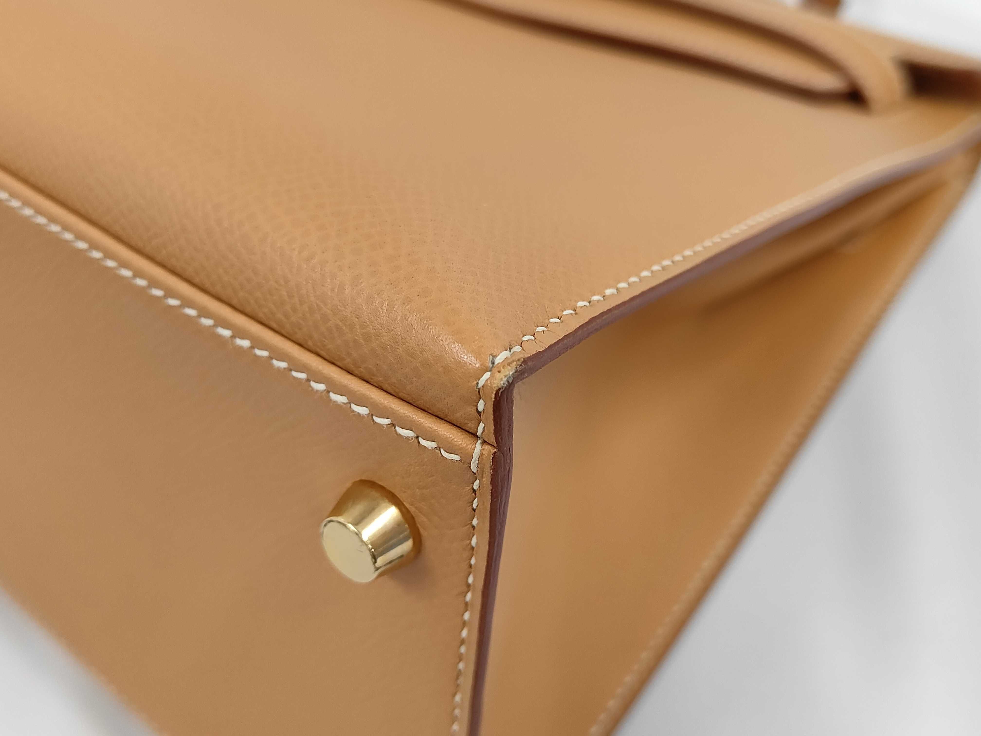 Kelly 32 Camel color Gold hardware C Handbag — view 4