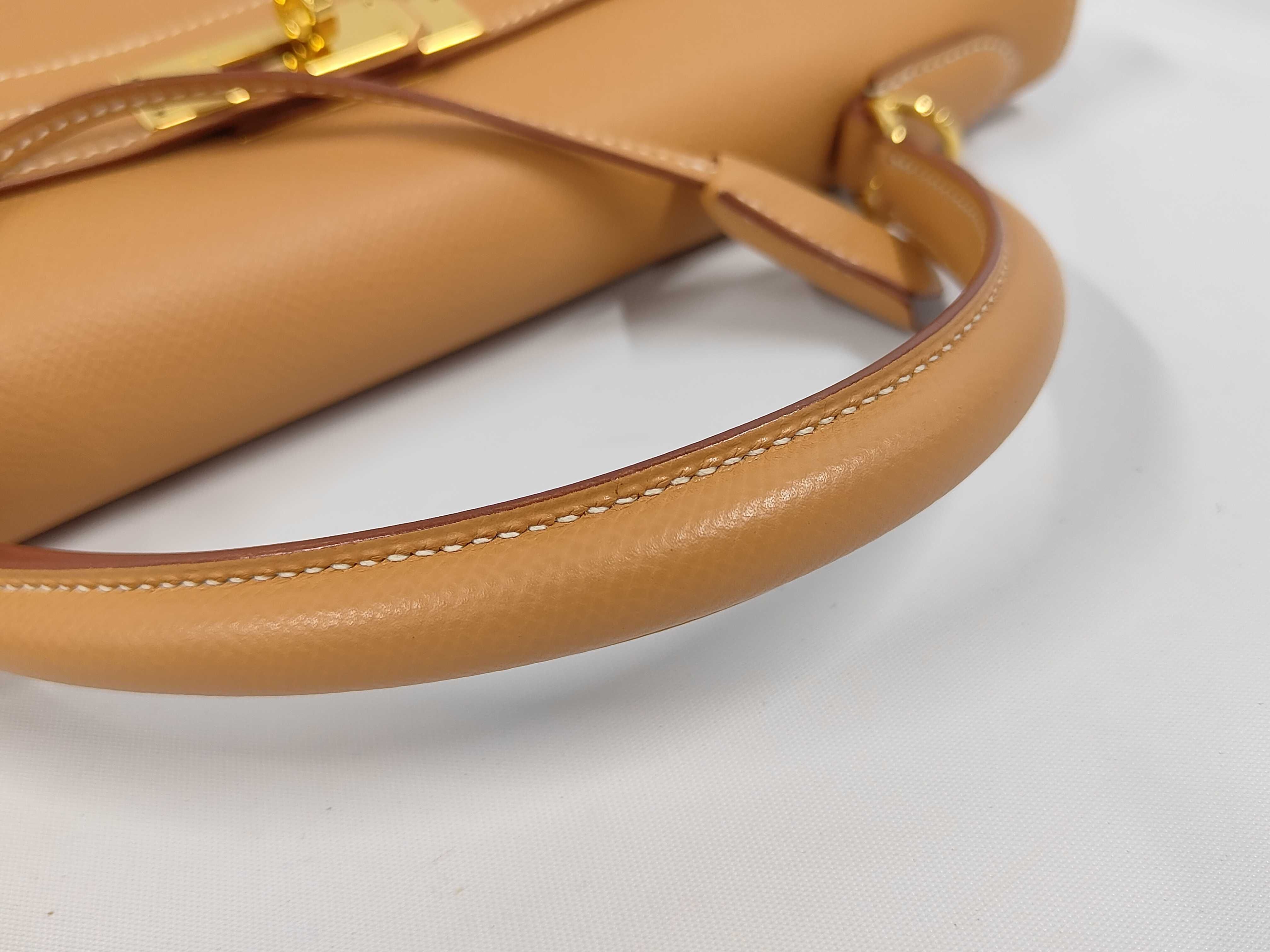 Kelly 32 Camel color Gold hardware C Handbag — view 5