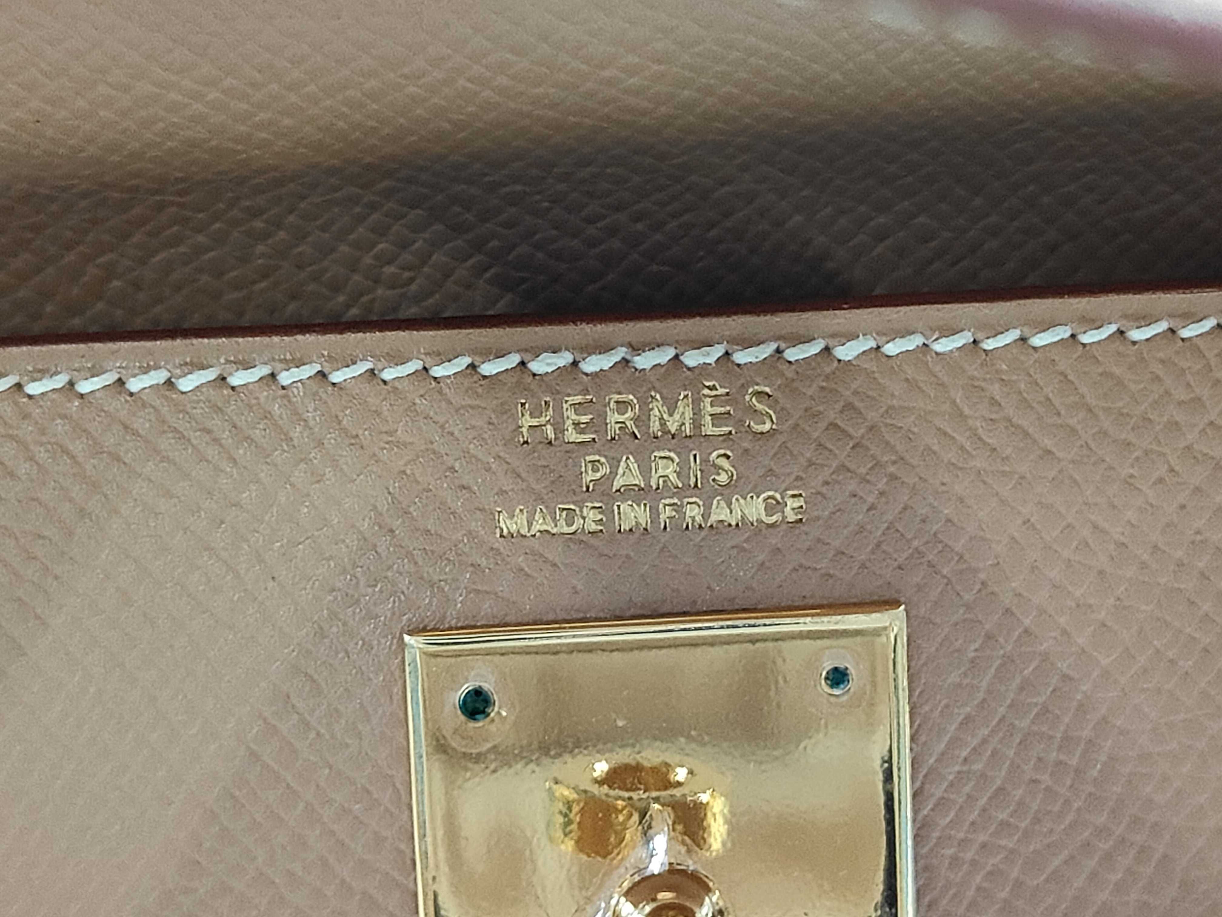 Kelly 32 Camel color Gold hardware C Handbag — view 8