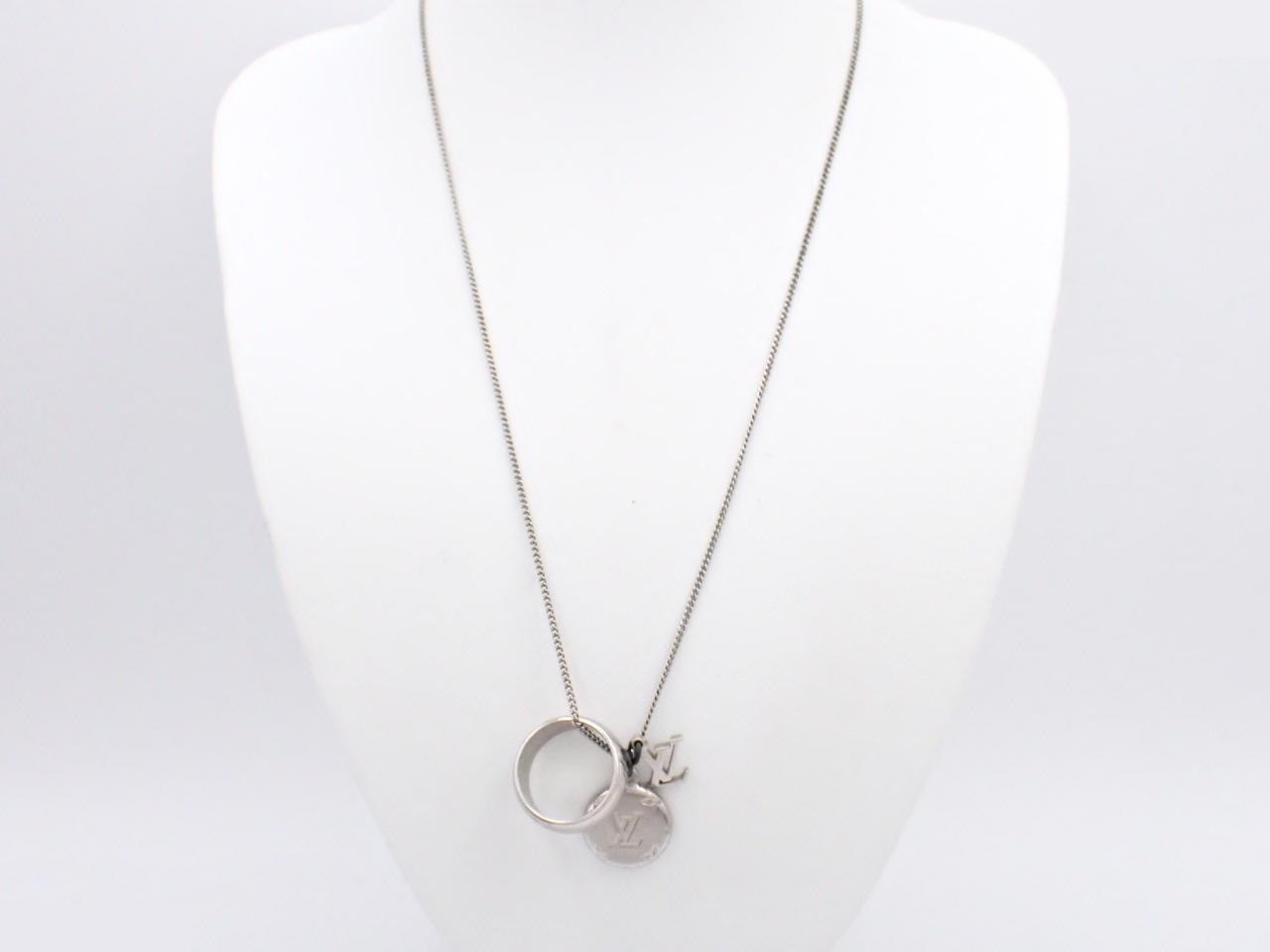 Ring necklace, chain approximately 53cm — view 3