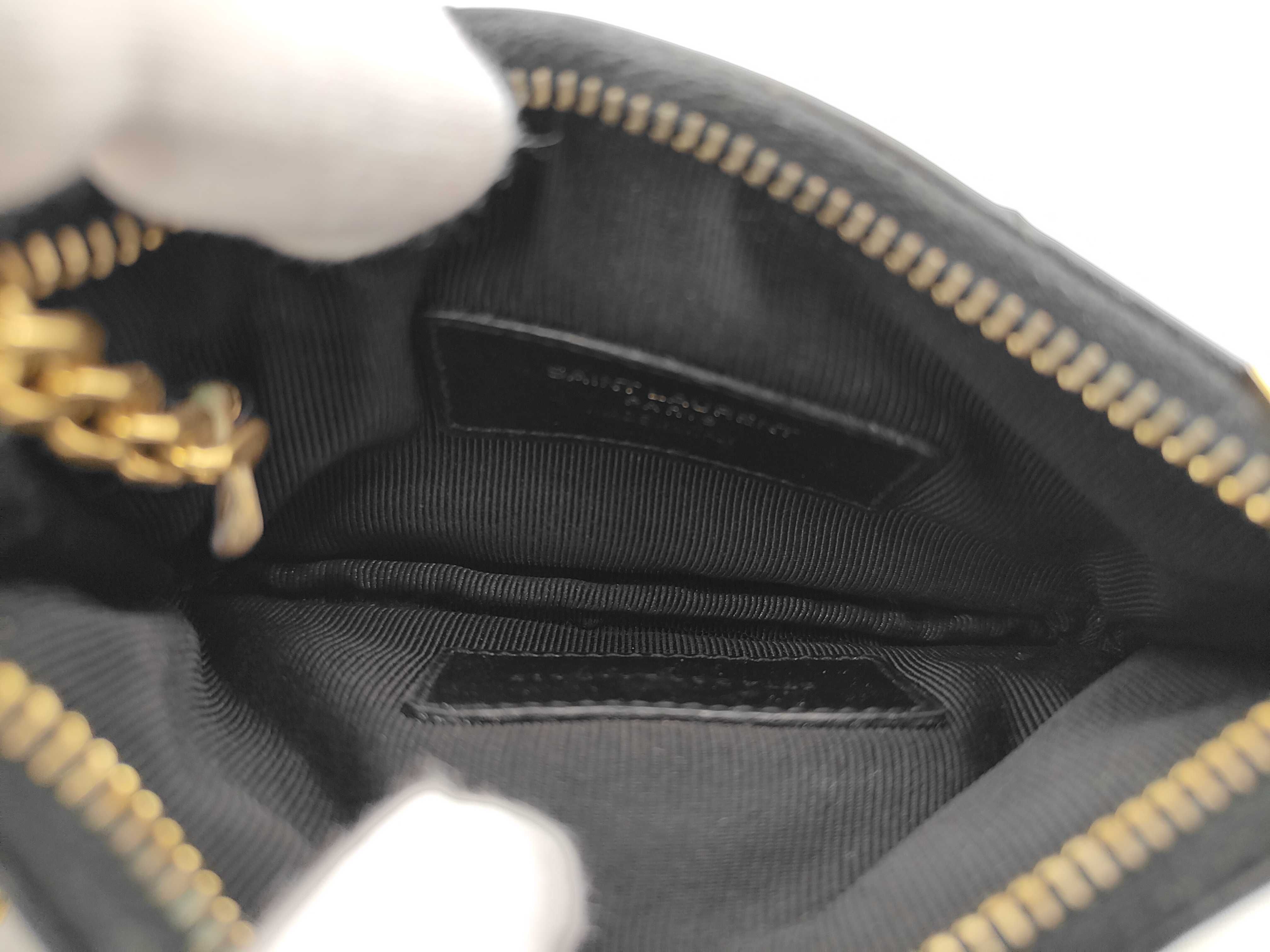Black Calfskin Coin Case — view 5