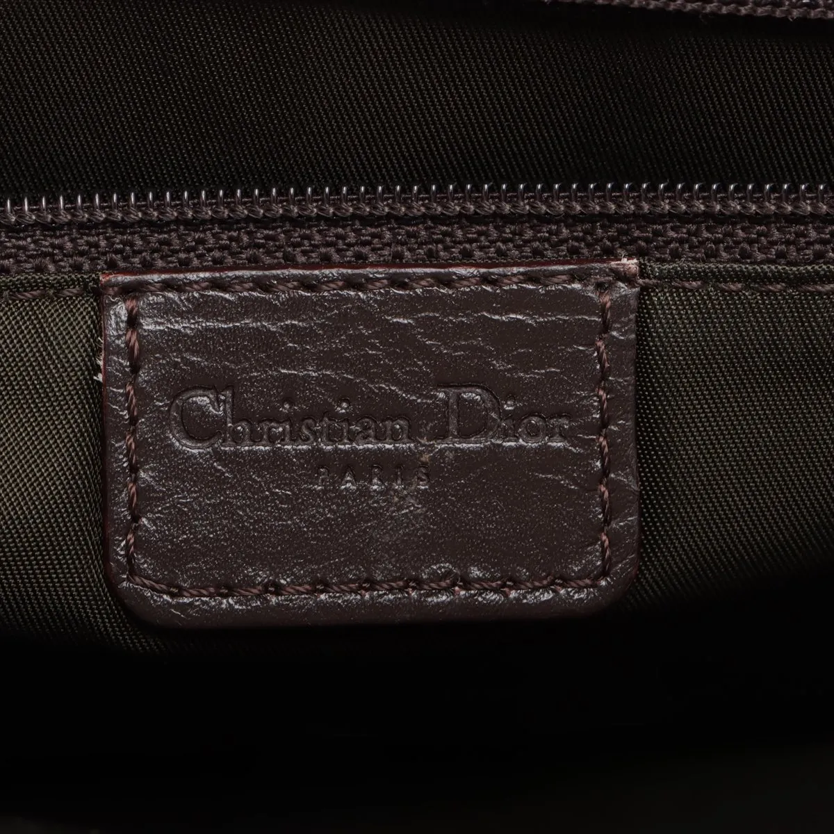 Trotter Street Chic Canvas x Leather Shoulder Bag, Brown, Unsigned Guarantee Card — view 9