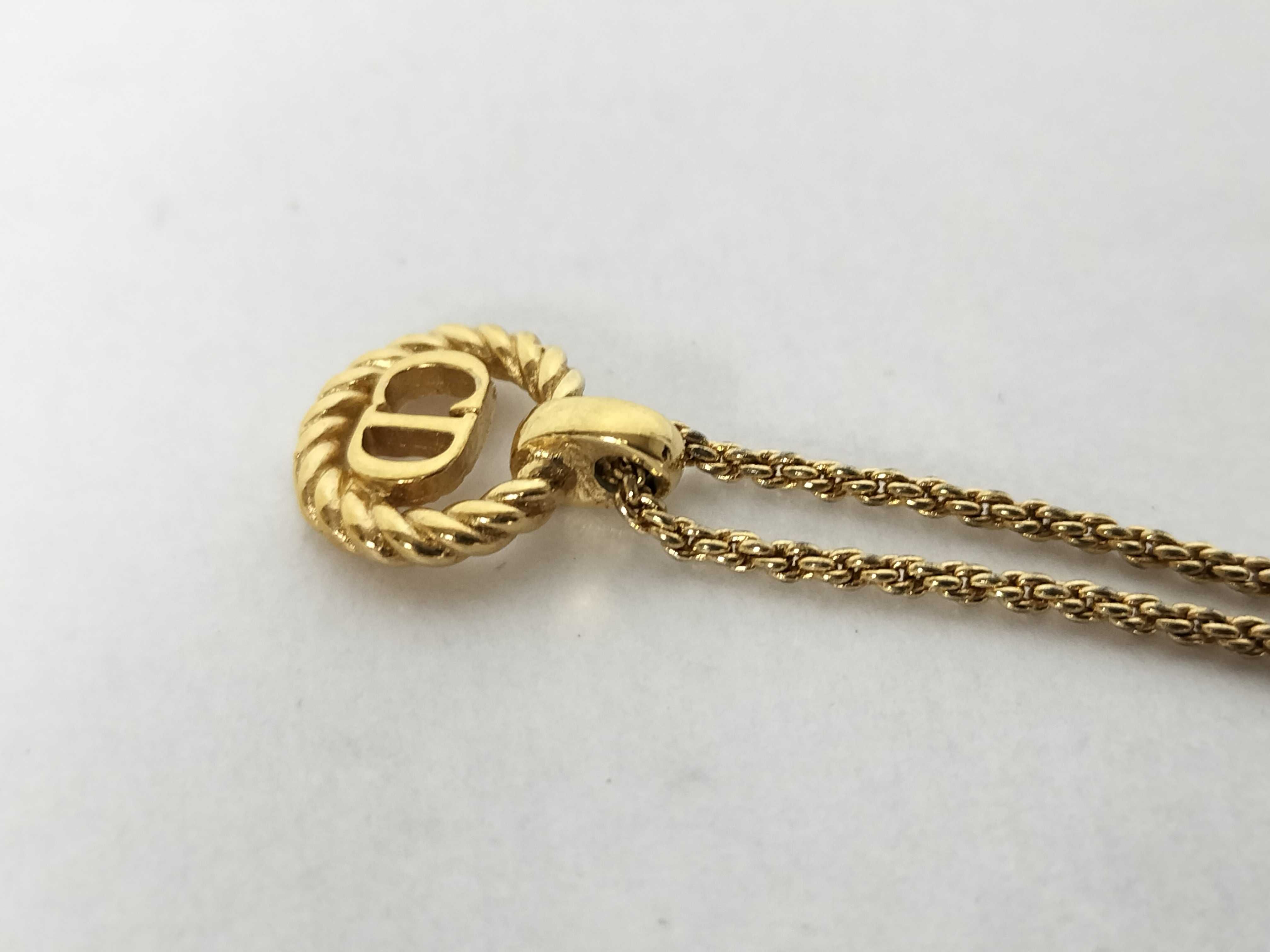 Circle CD Logo Necklace — view 5