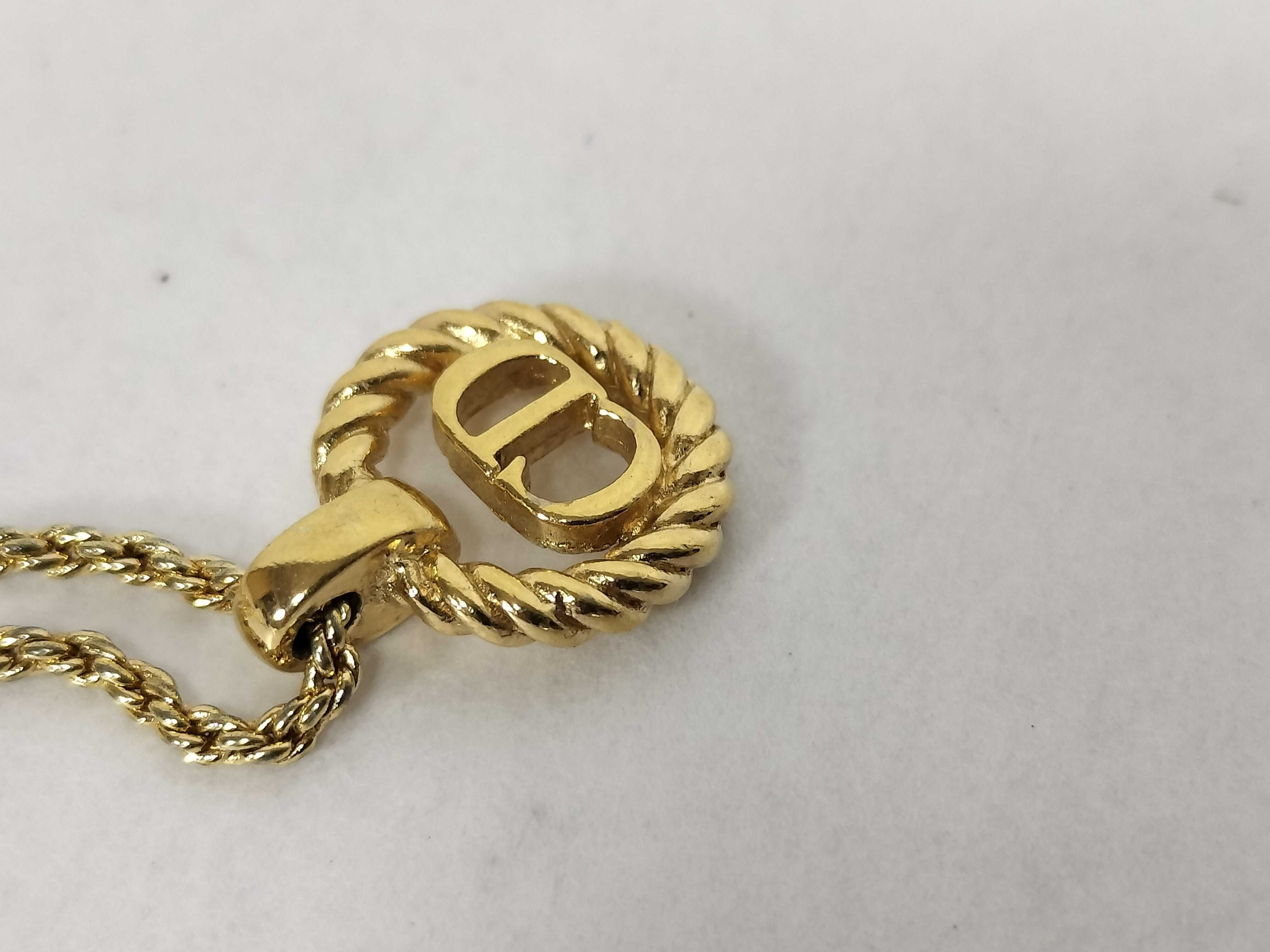 Circle CD Logo Necklace — view 8