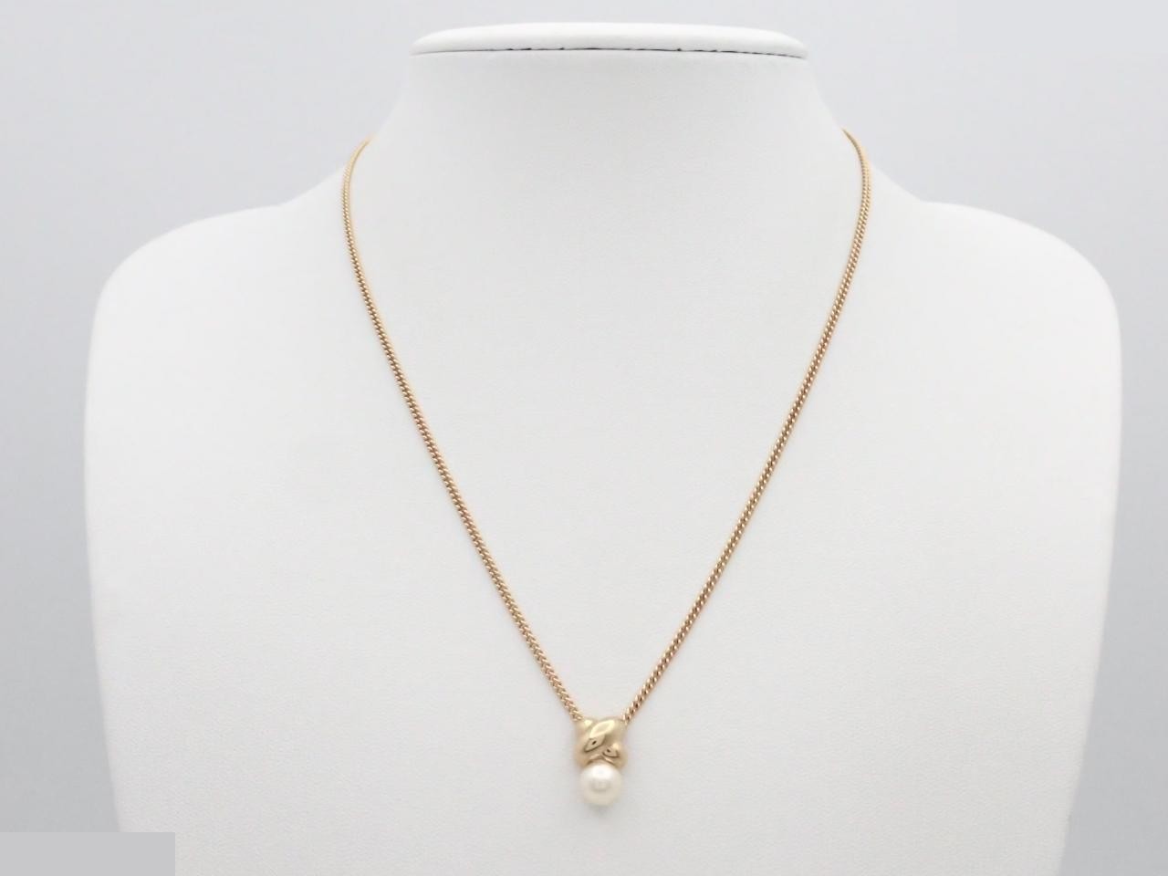 Pearl vintage necklace, chain approximately 43cm — view 3