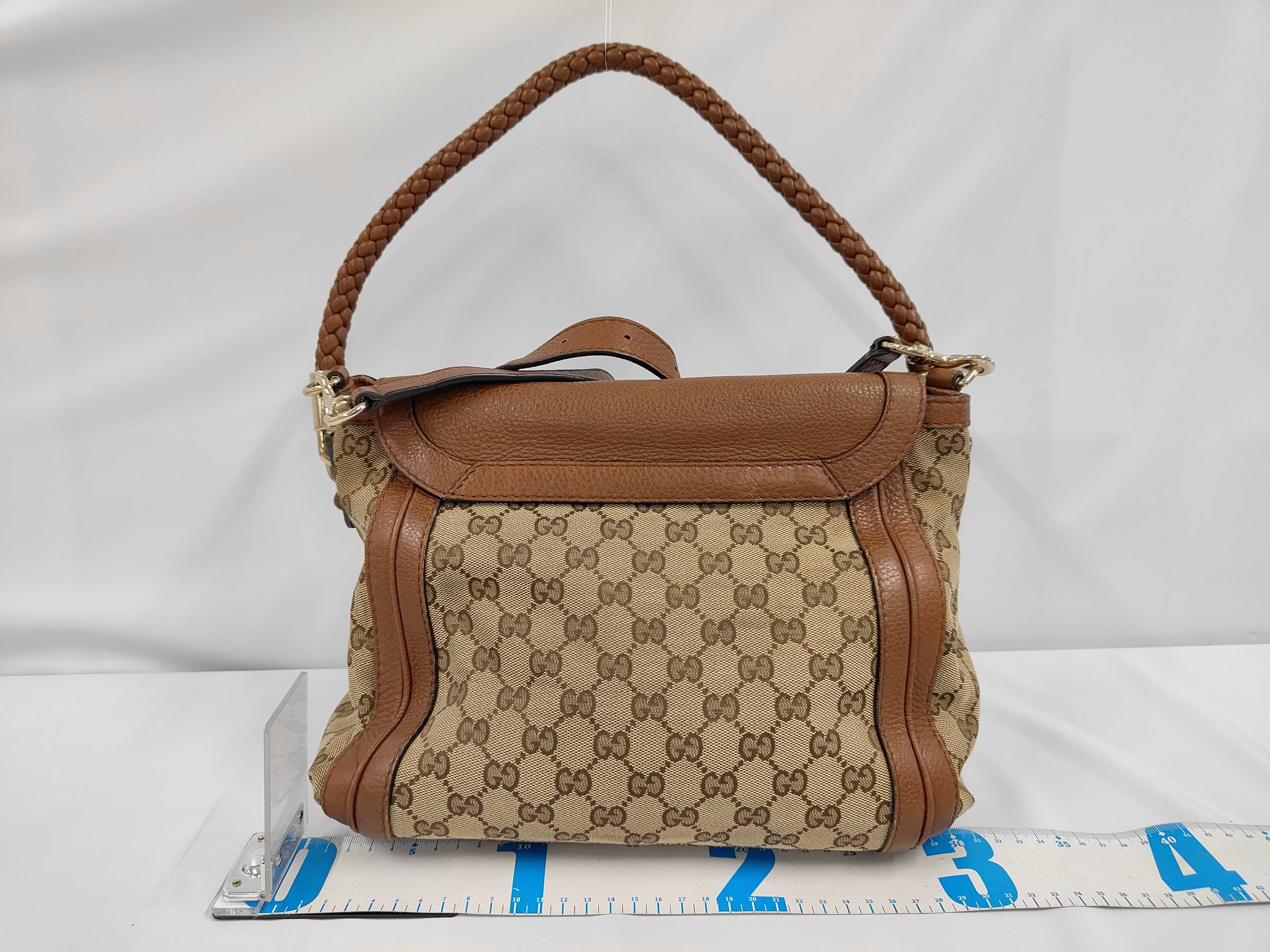 GG Monogram Bella Leather Handbag — view 2