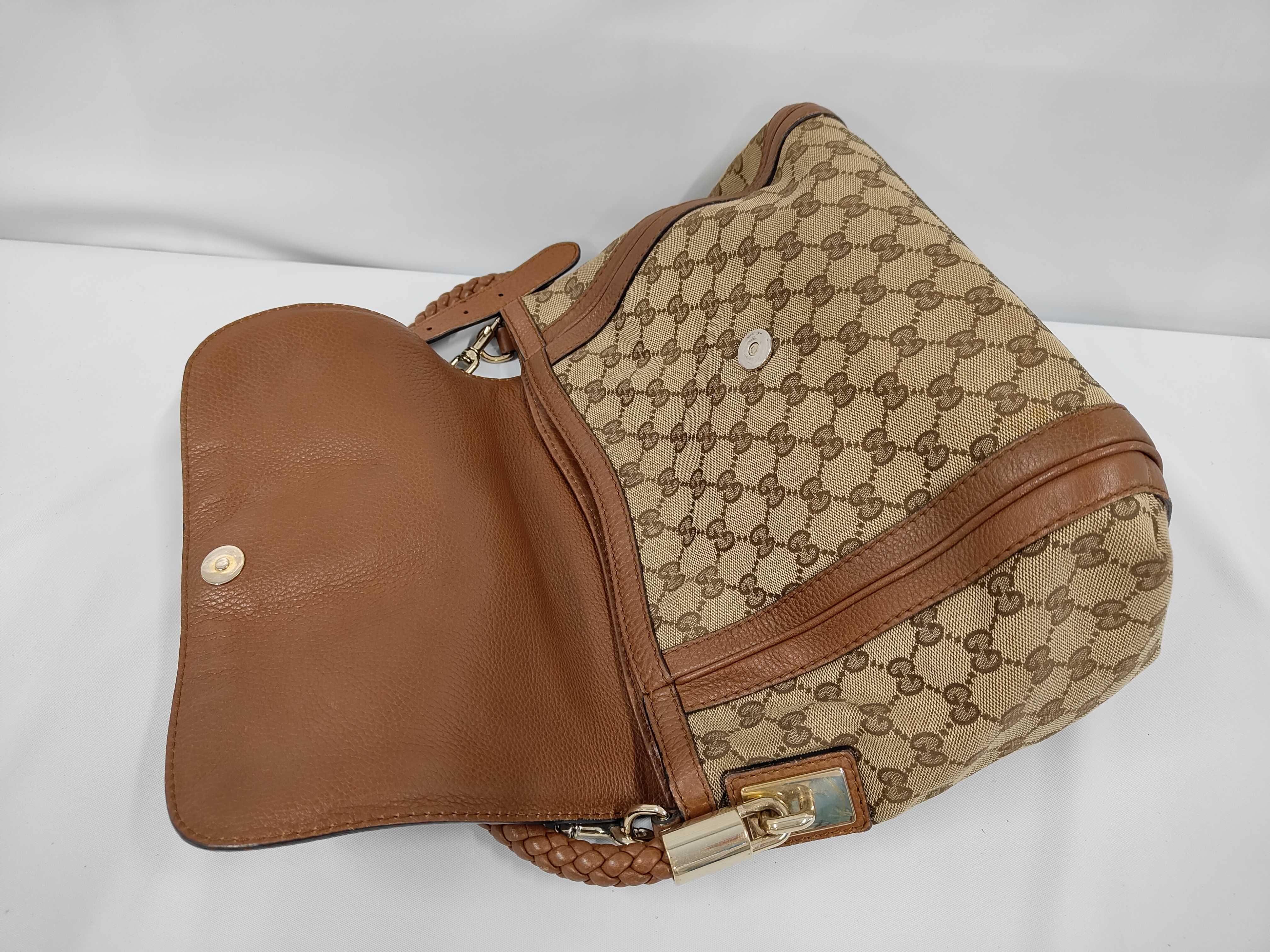 GG Monogram Bella Leather Handbag — view 7