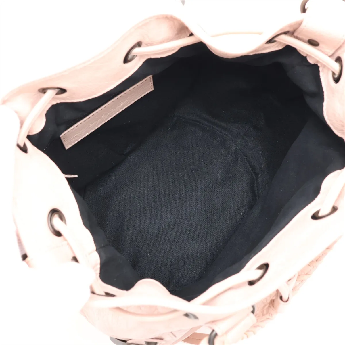 Mini Pom 246438 Leather 2-Way Handbag Pink with Mirror — view 8